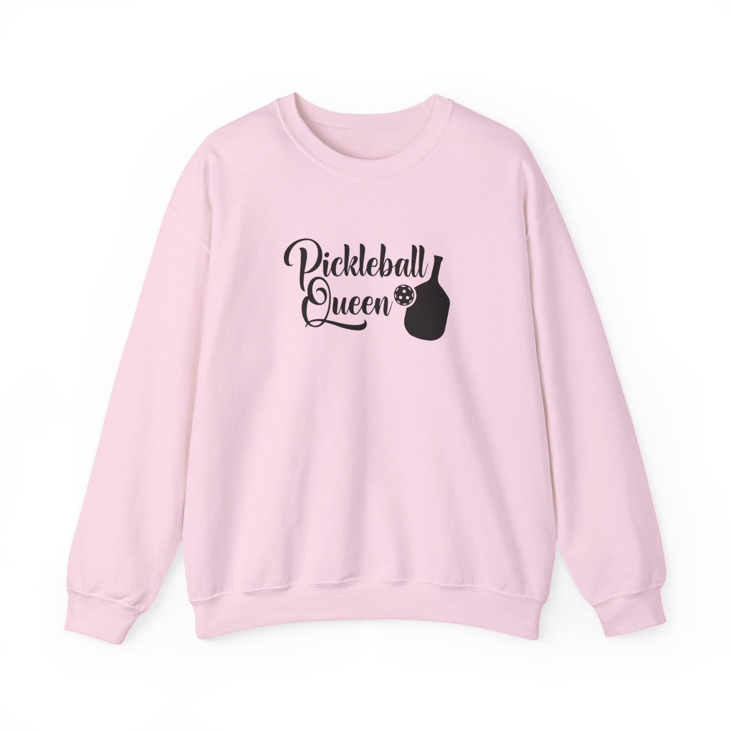 Women's Cute Pickleball Sweatshirt - Pickleball Queen Pink