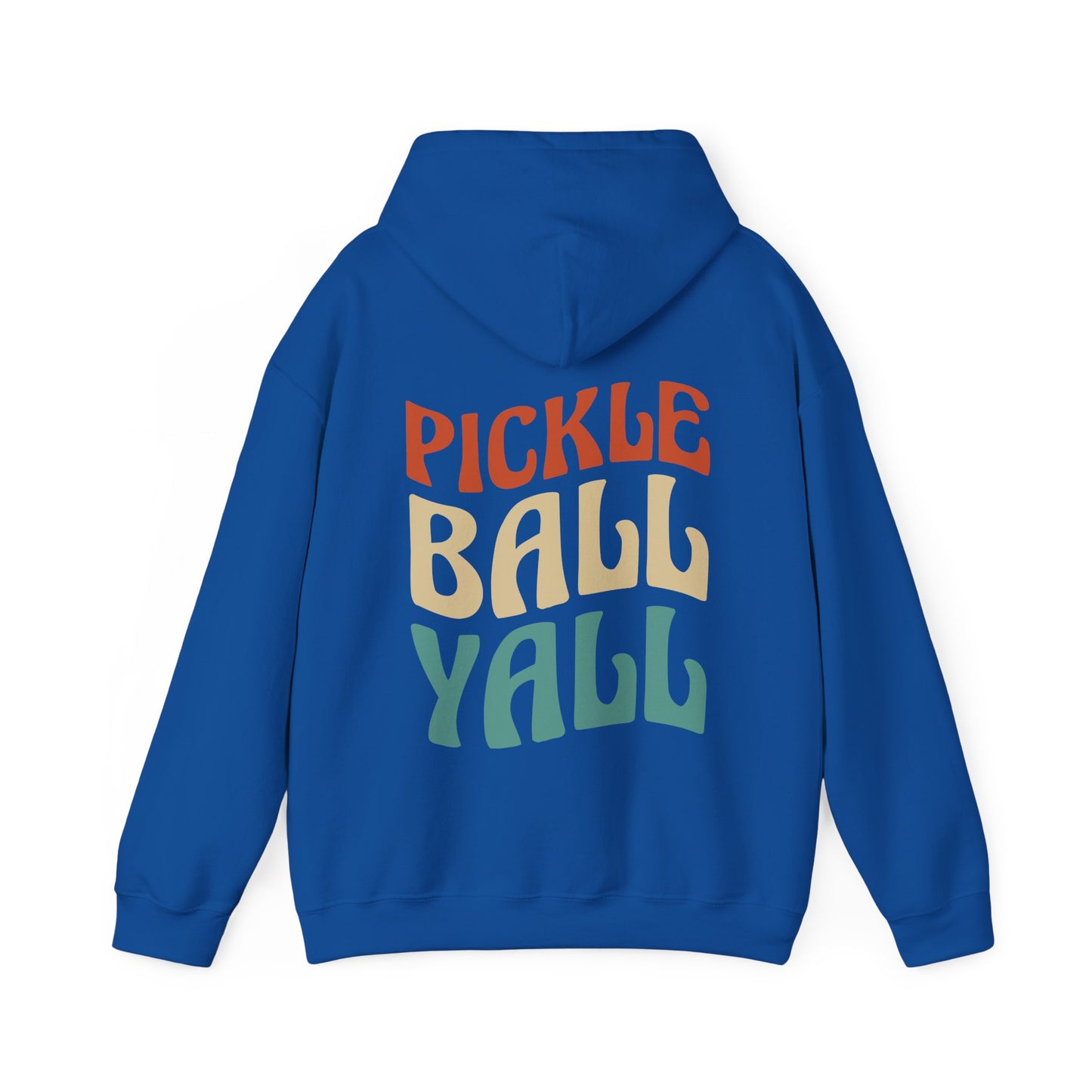 Men's Vibrant Pickleball Hoodie - Pickleball Yall