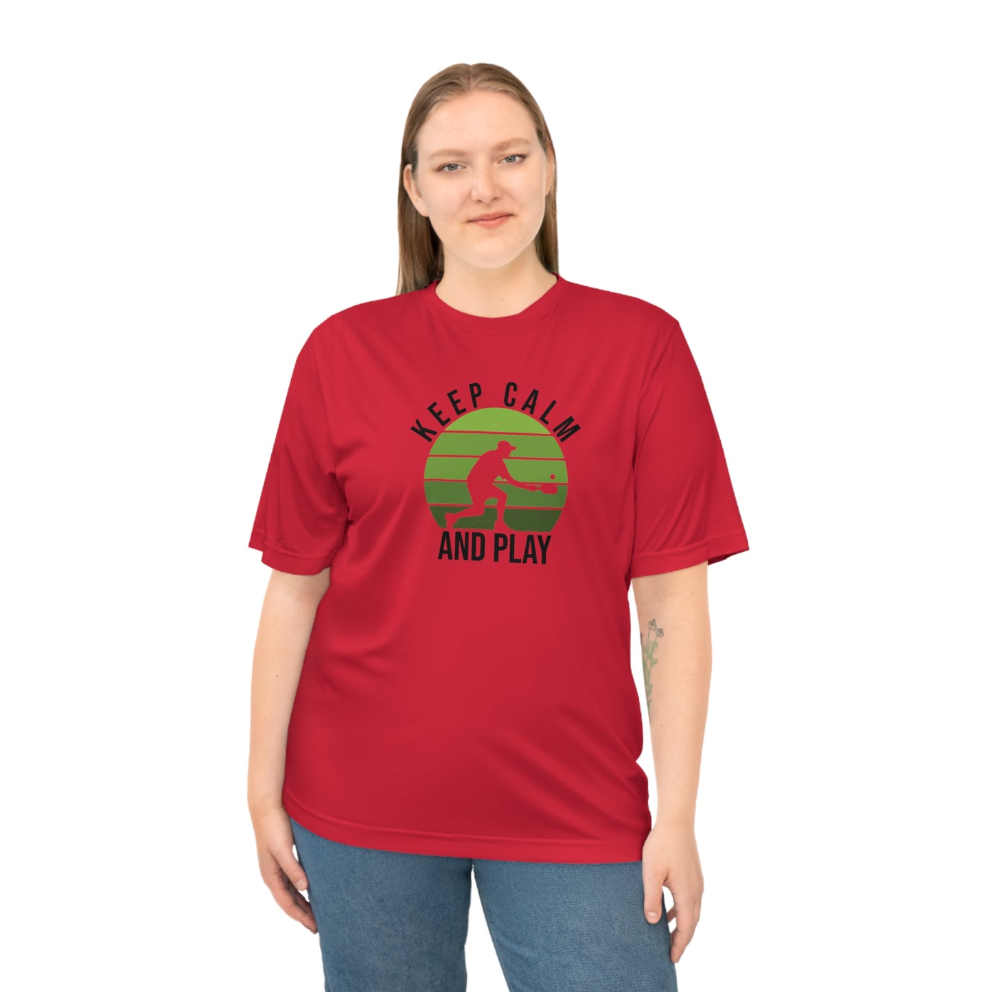 Women's Playful Pickleball T-shirt - Keep Calm and Play