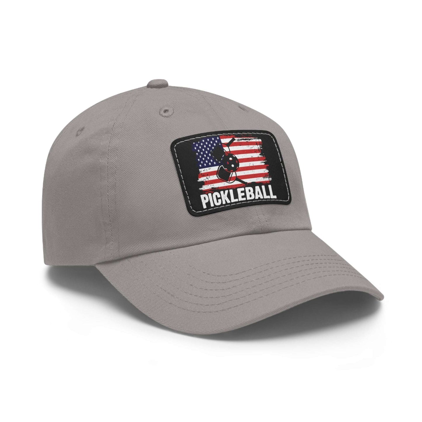 Pickleball Unique Cap - Pickleball with American Flag