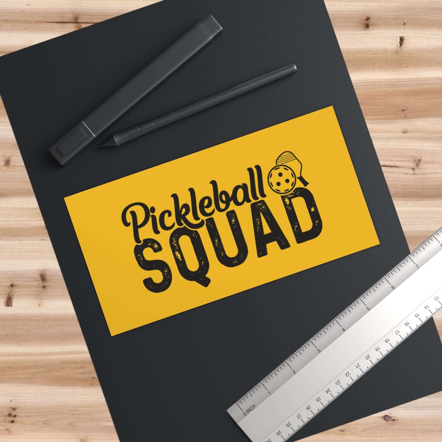 Pickleball Energetic Bumper Sticker - Pickleball Squad