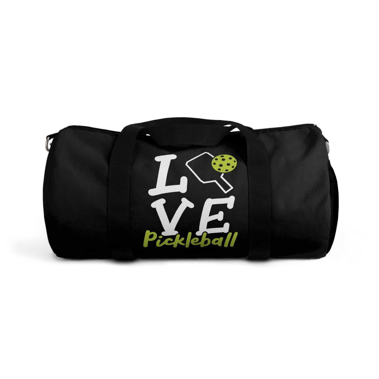 Pickleball Cool Duffel Bag - Love Pickleball Black