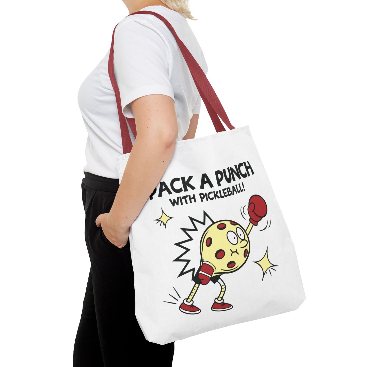 Pickleball Stylish Tote Bag - Pack a Punch with Pickleball