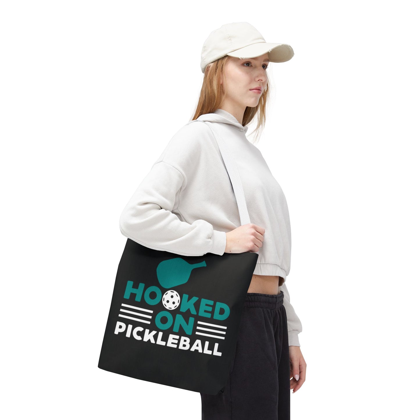Pickleball Bold Tote Bag - Hooked on Pickleball