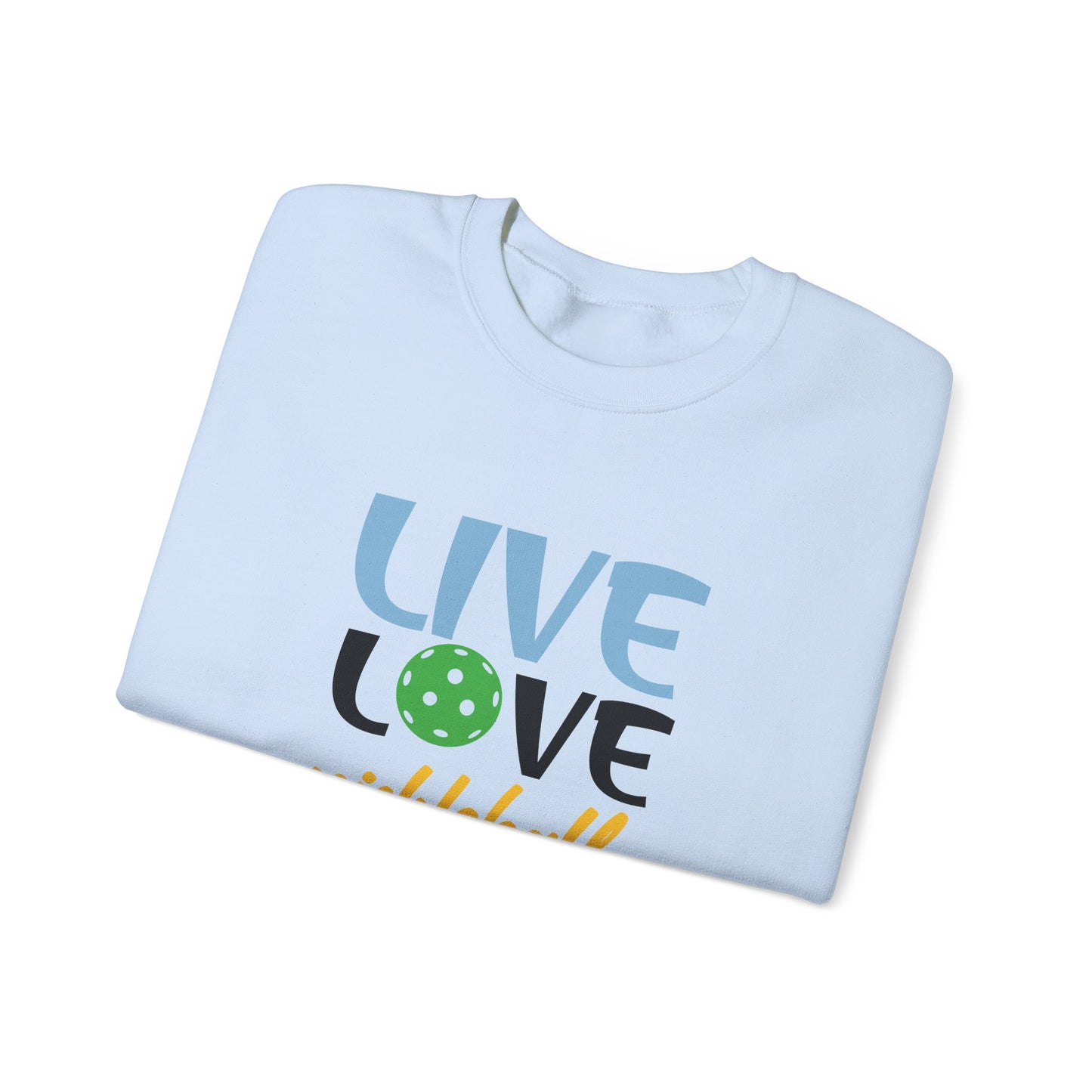 Women's Playful Pickleball Sweatshirt - Live Love Pickleball