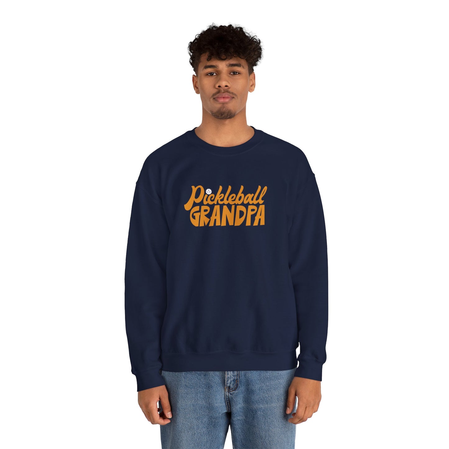 Men's Durable Pickleball Sweatshirt - Pickleball Grandpa
