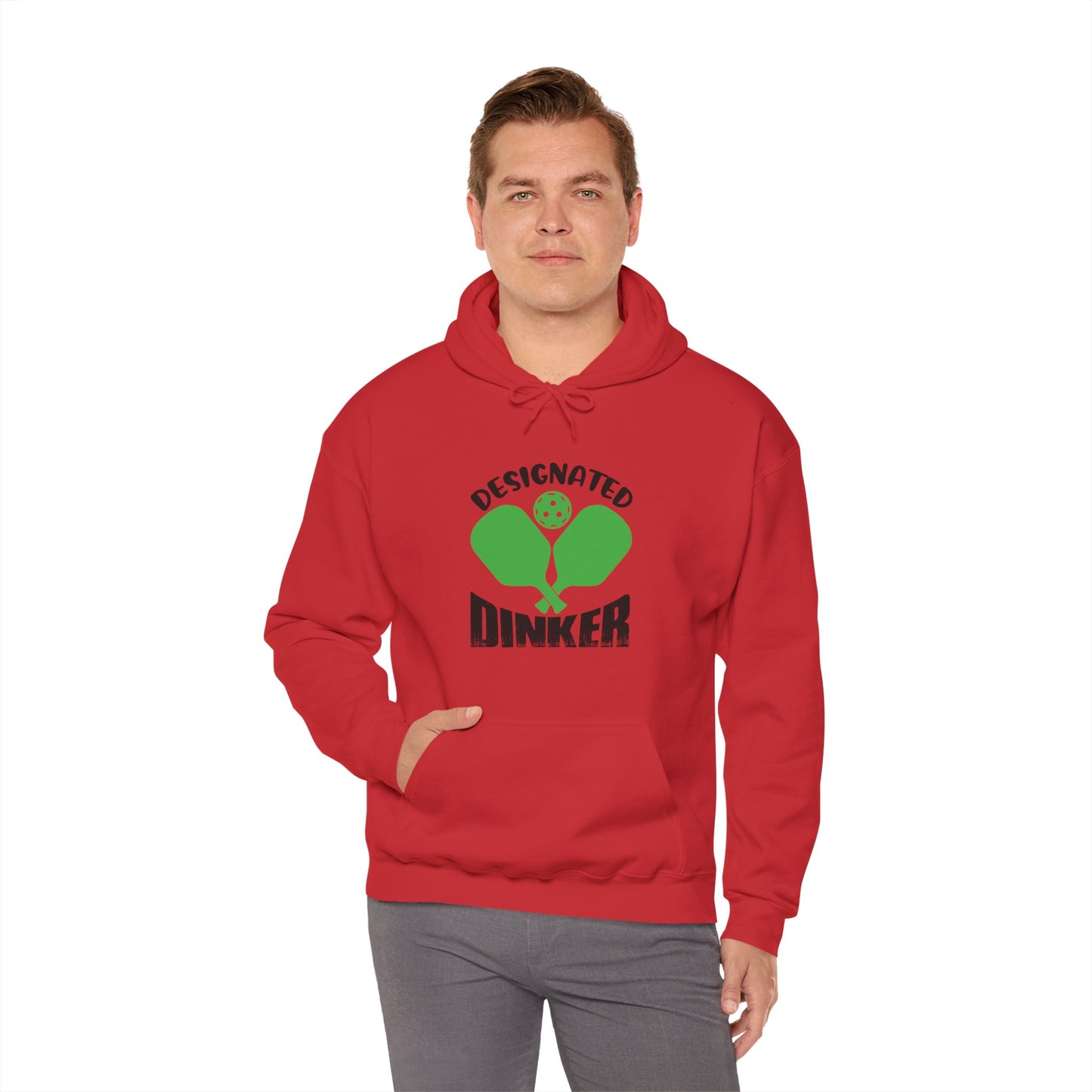 Men's Playful Pickleball Hoodie - Designated Dinker