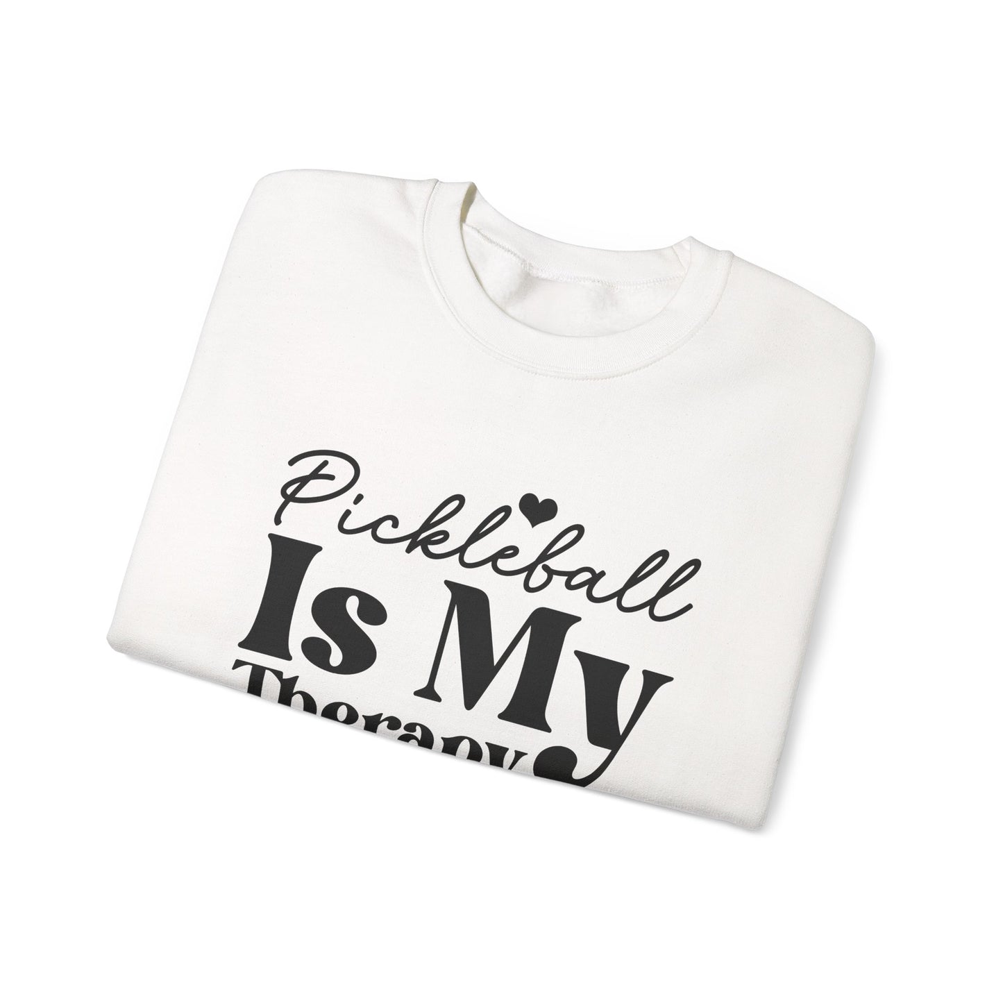 Women's Comfy Pickleball Sweatshirt - Pickleball Is My Therapy