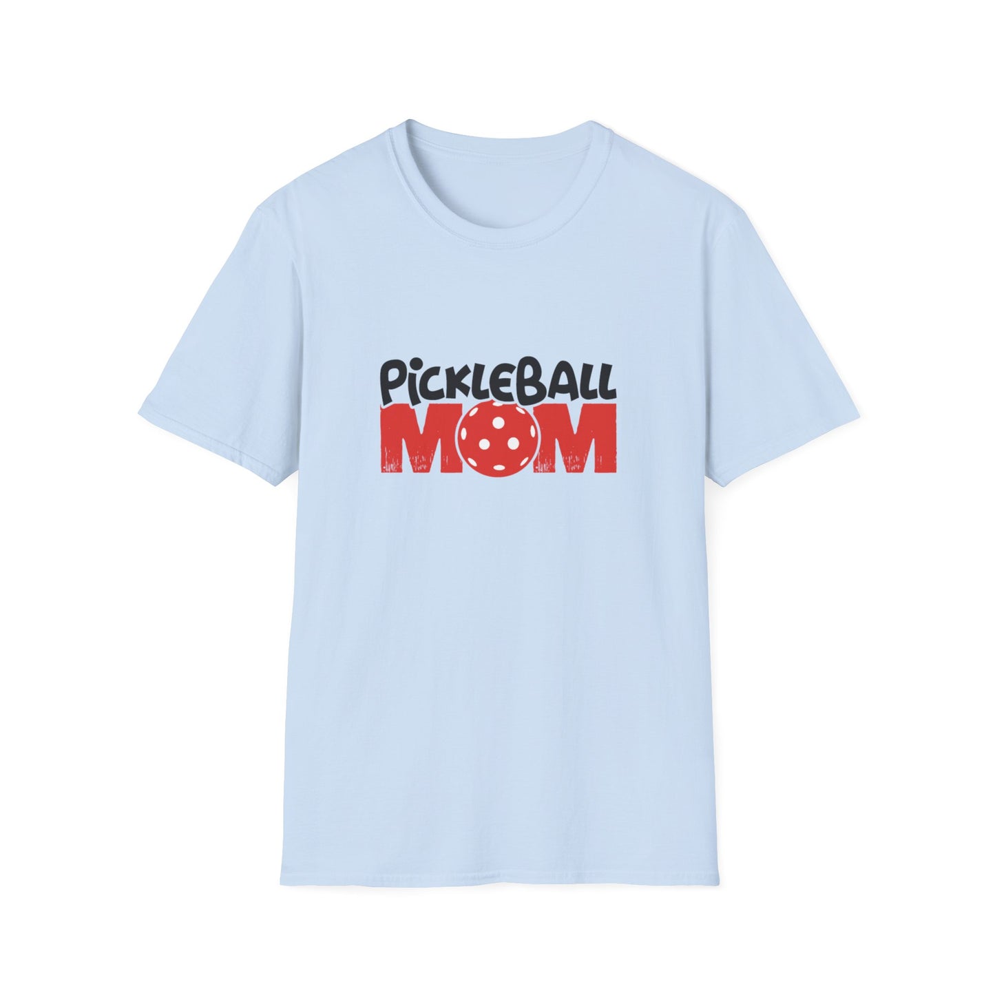 Women's Pickleball T-Shirt - Pickleball Mom Blue