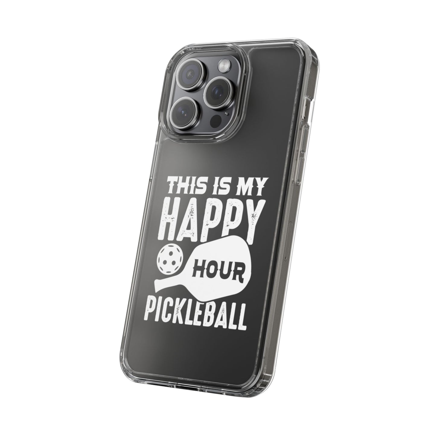 Pickleball Durable Phone case - This Is My Happy Hour Pickleball