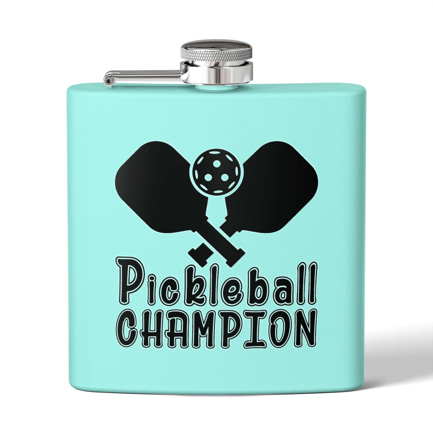 Pickleball Energetic Flask - Pickleball Champion Teal