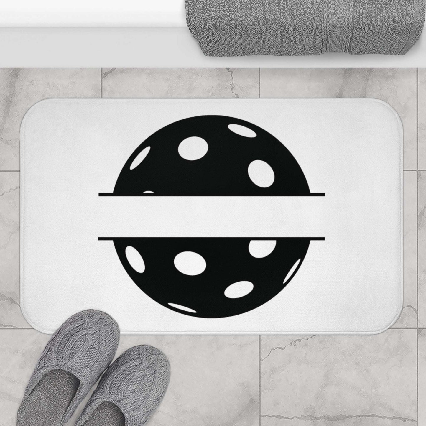 Pickleball Cool Bath mat - Pickle Split