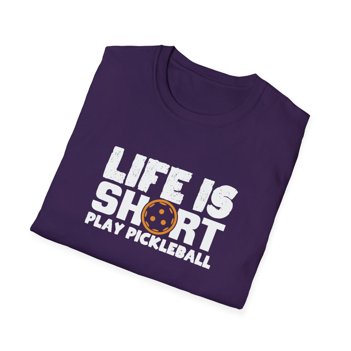 Men's Hilarious Pickleball T-shirt - Life Is Short Play Pickleball