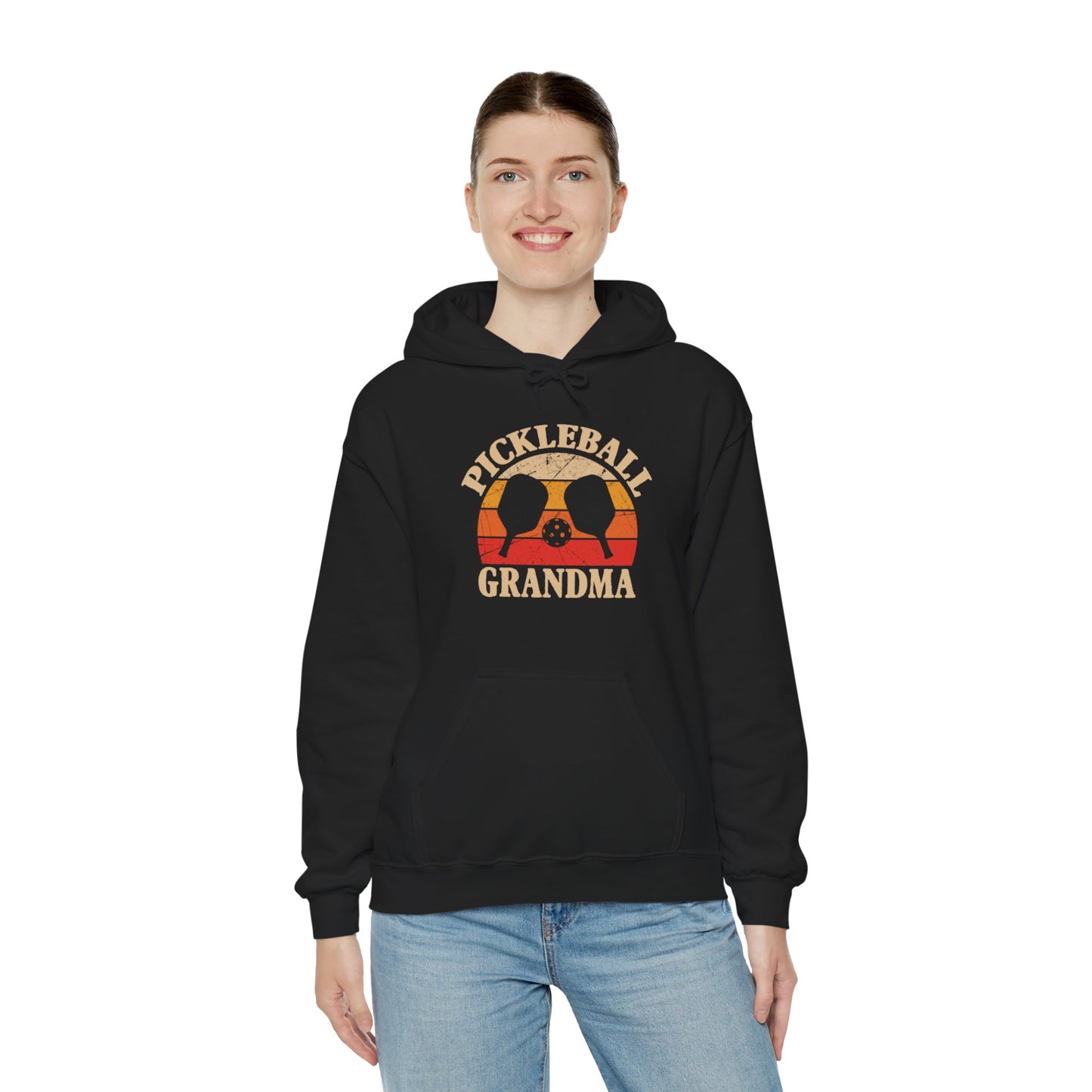 Women's Durable Pickleball Hoodie - Pickleball Grandma