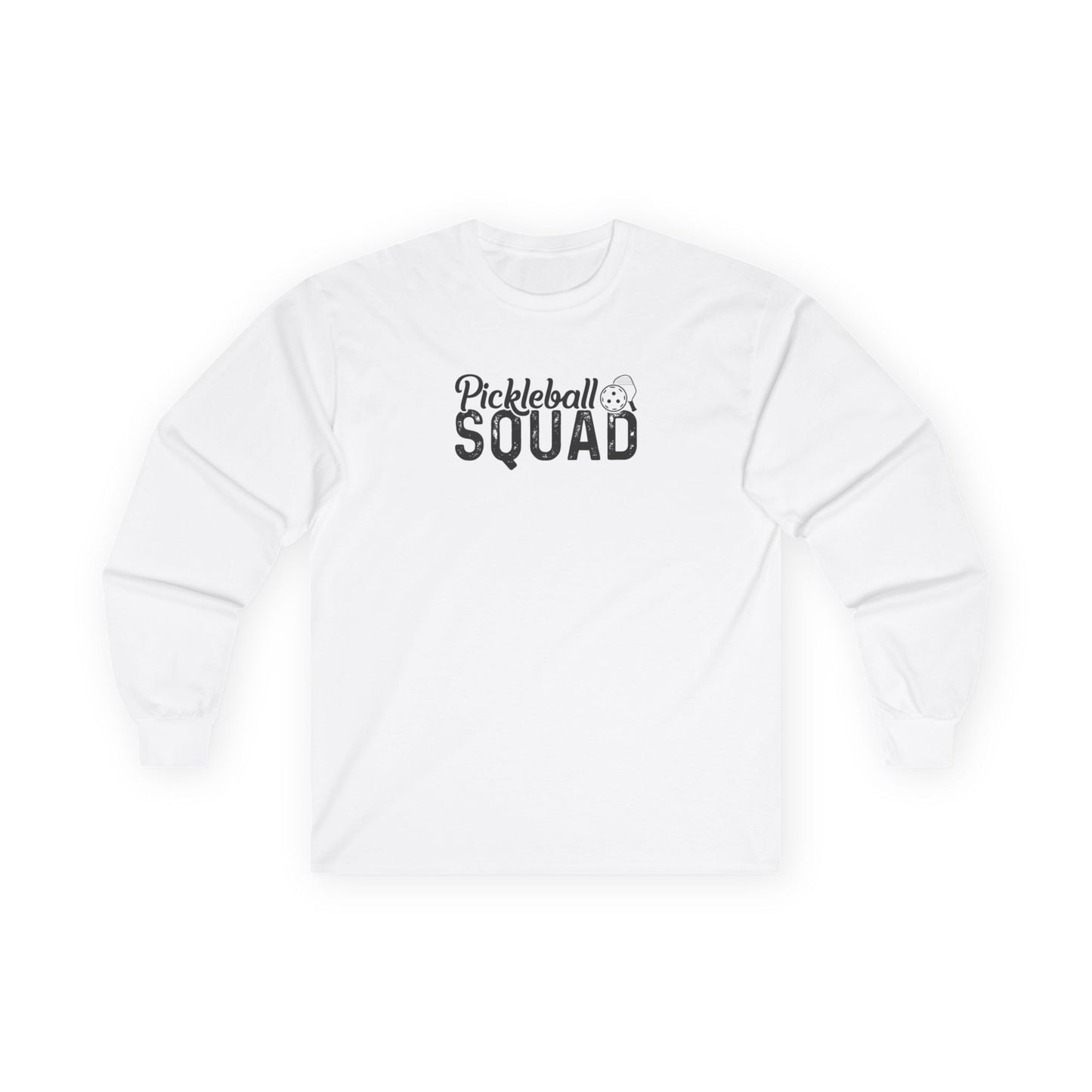 Men's Cool Pickleball Long Sleeves top - Pickleball squad White