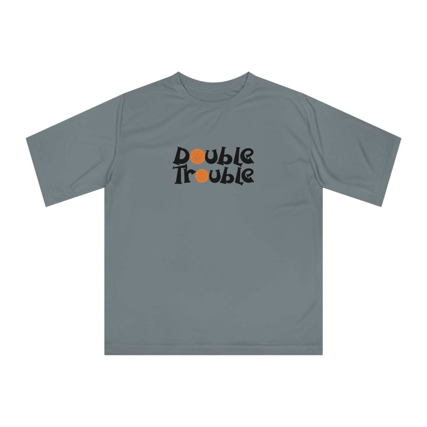 Men's Comfy Pickleball T-shirt - Double Trouble Gray