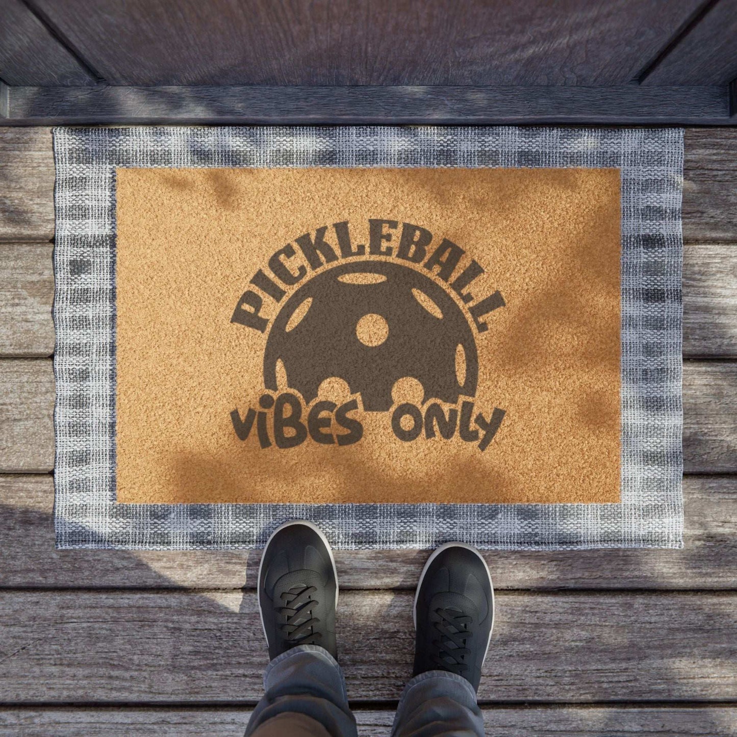 Pickleball Stylish Doormat - Pickleball Vibes Only