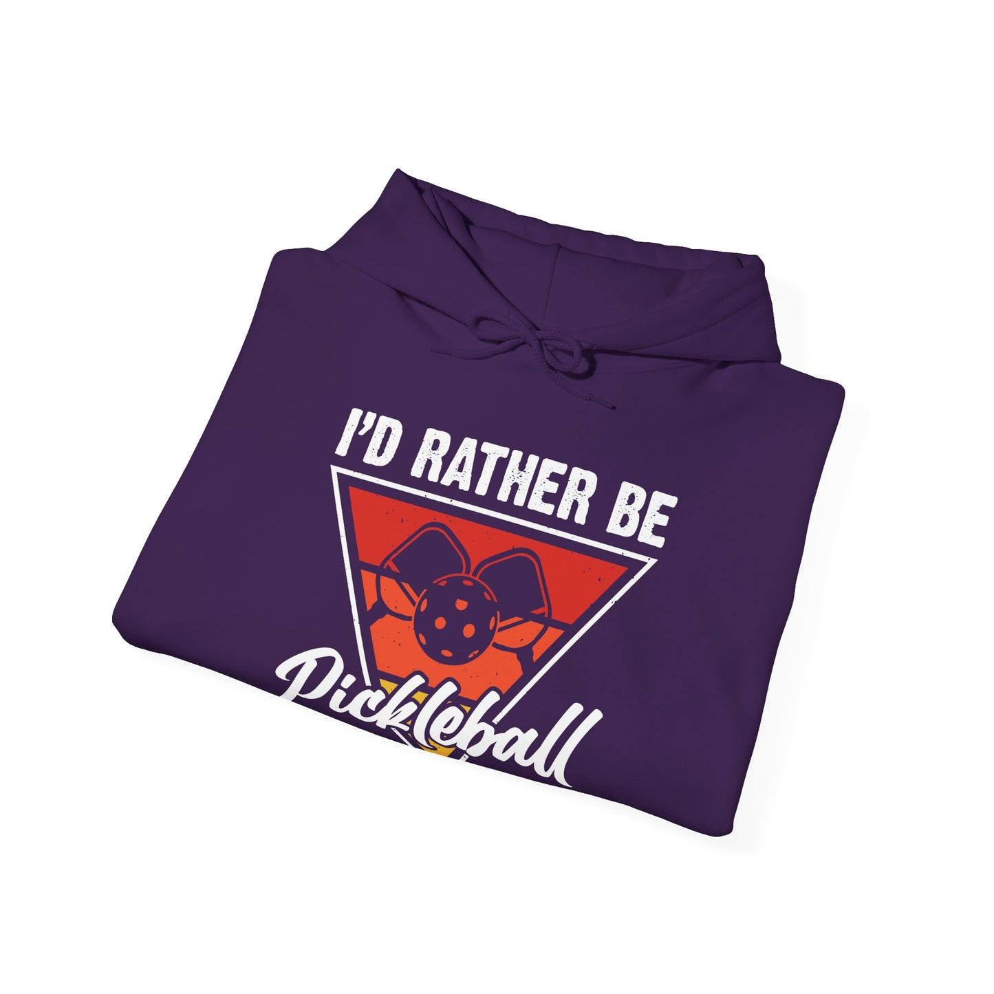 Men's Cool Pickleball Hoodie - I'd Rather Be Pickleball
