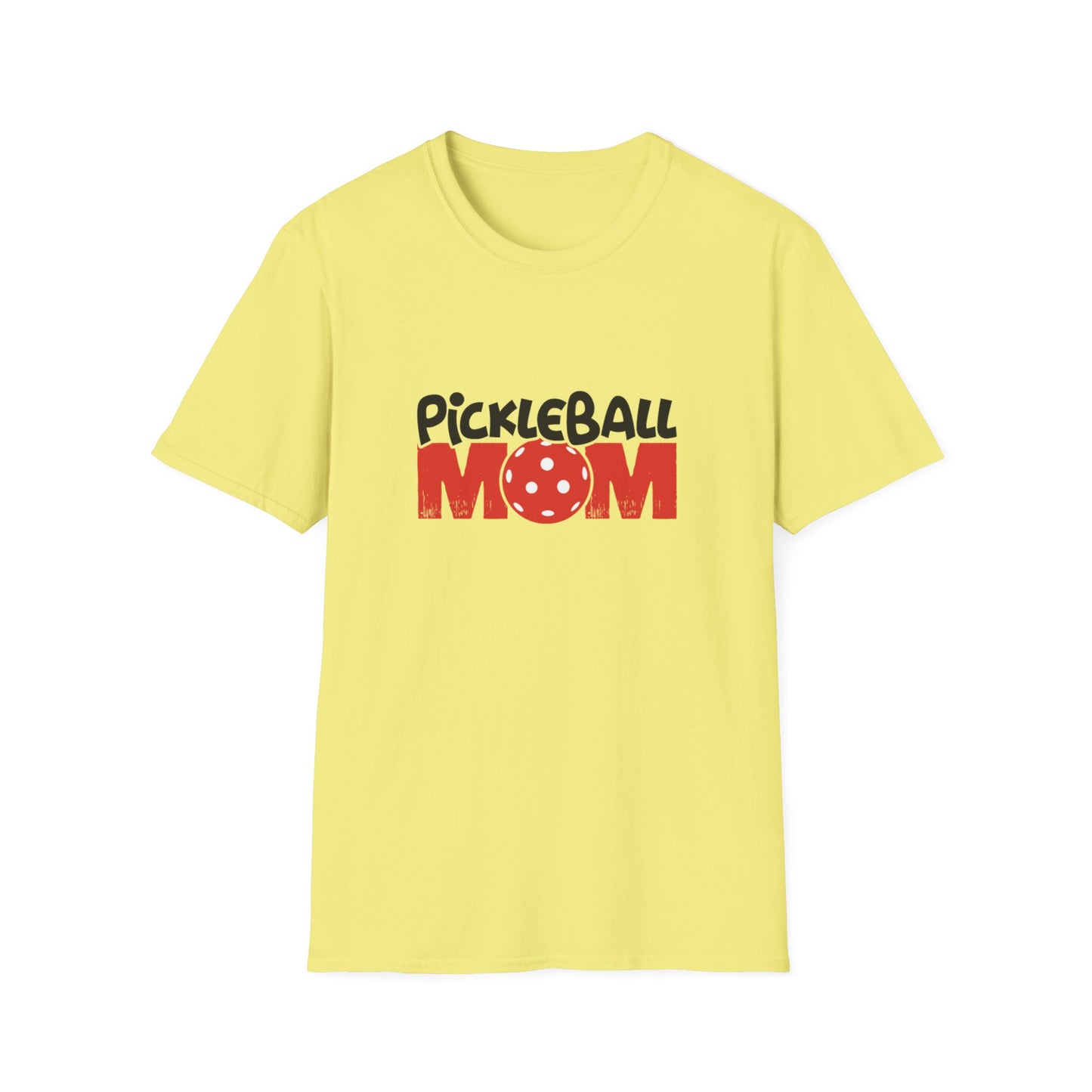 Women's Pickleball T-Shirt - Pickleball Mom Yellow