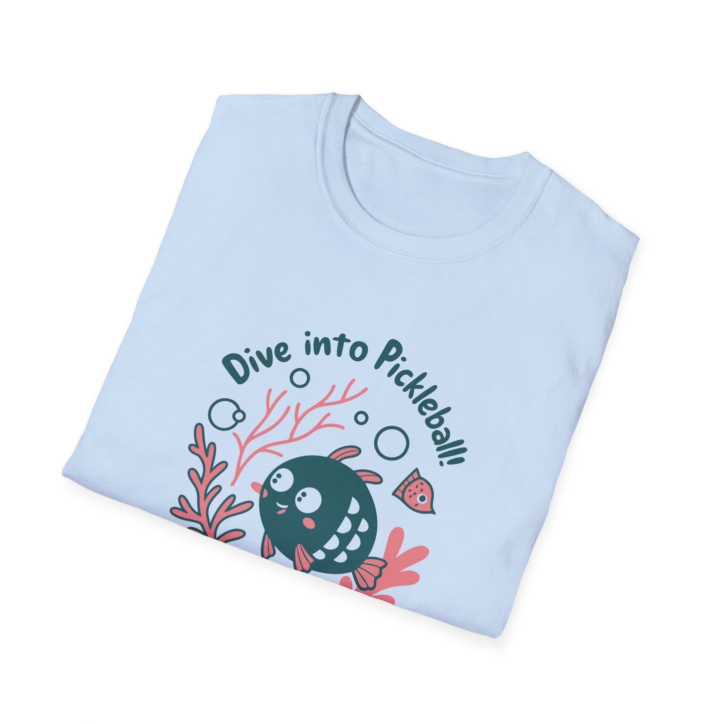 Women's Witty Pickleball T-shirt - Dive into Pickleball