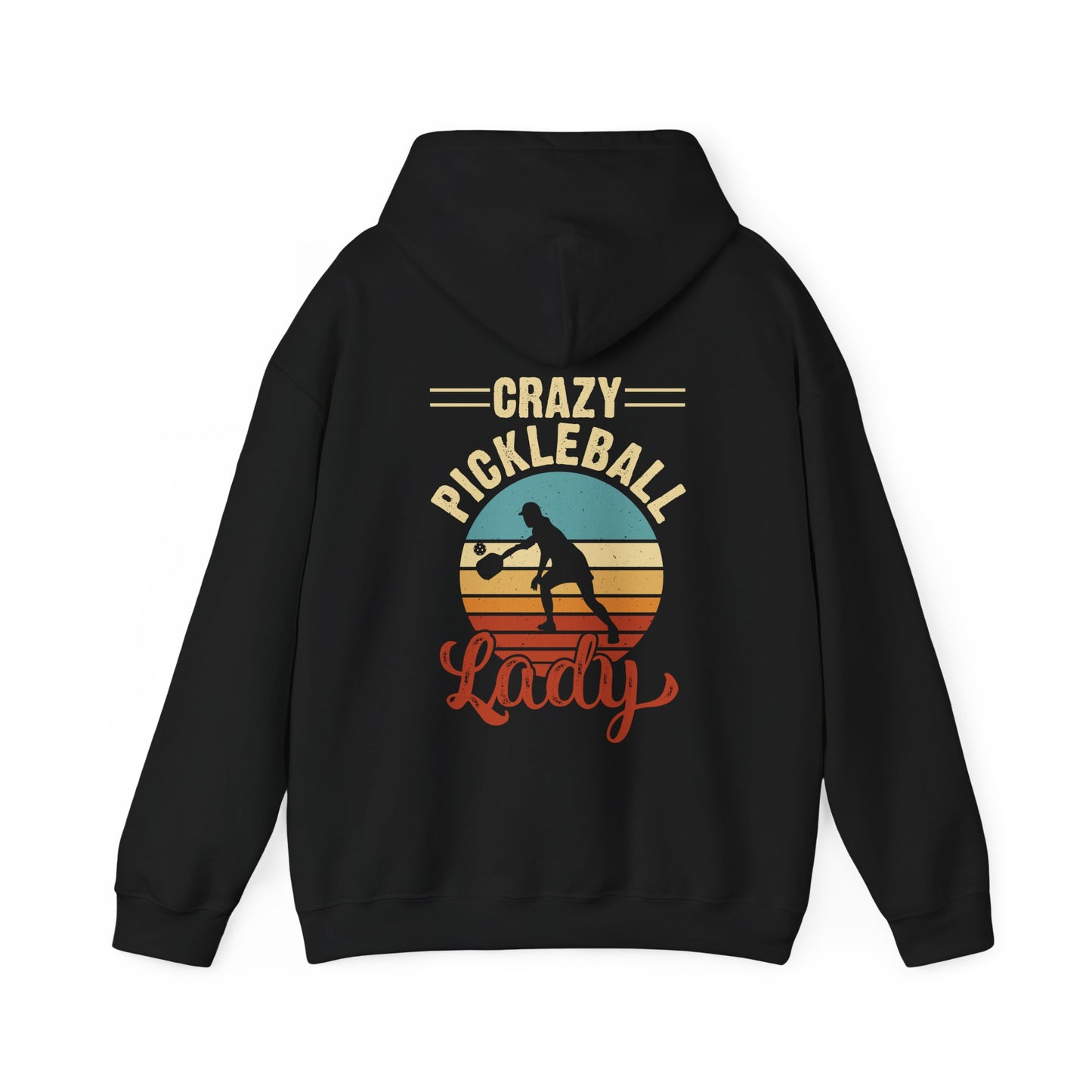 Women's Vibrant Pickleball Hoodie - Crazy Pickleball Lady