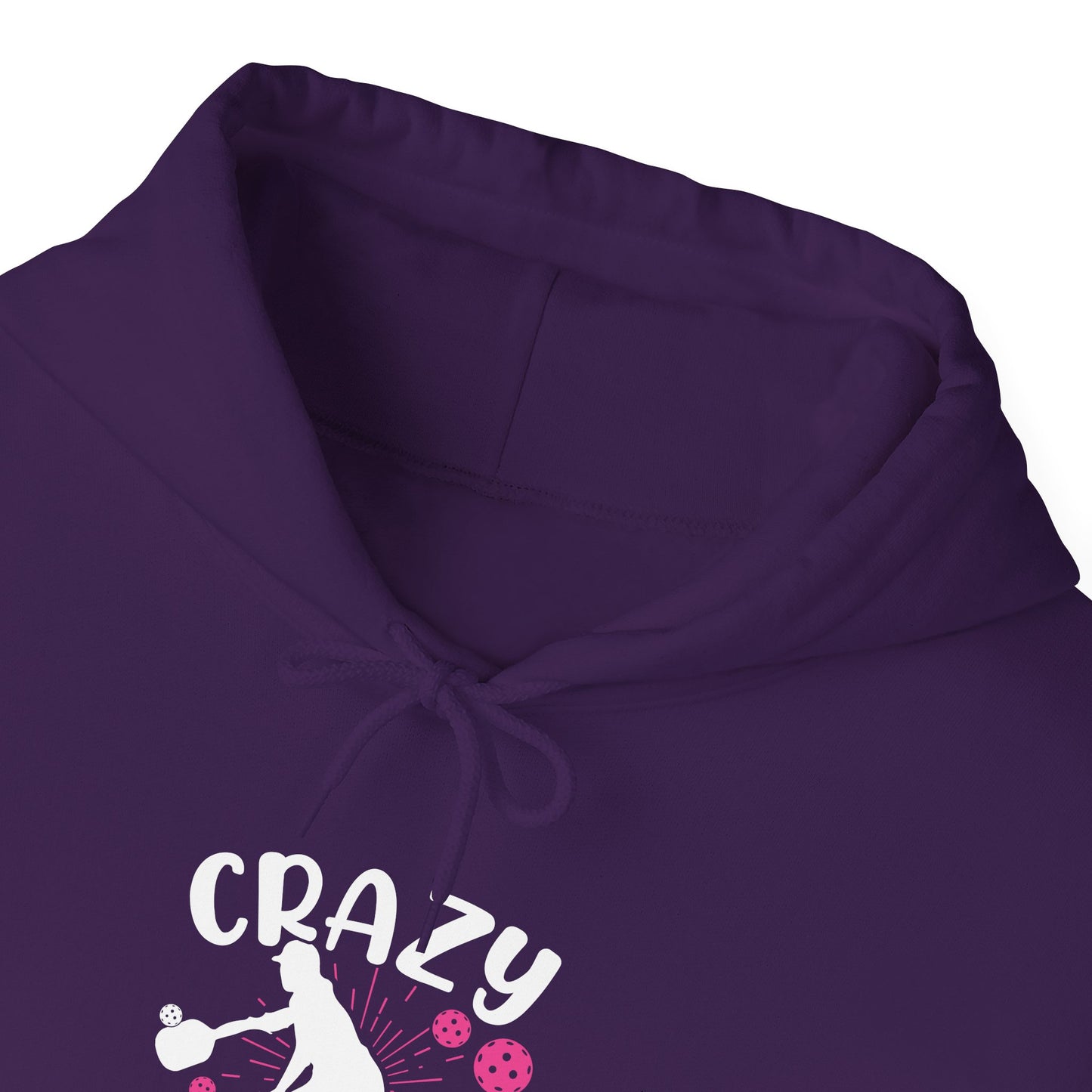 Women's Stylish Pickleball Hoodie - Crazy Pickleball Lady