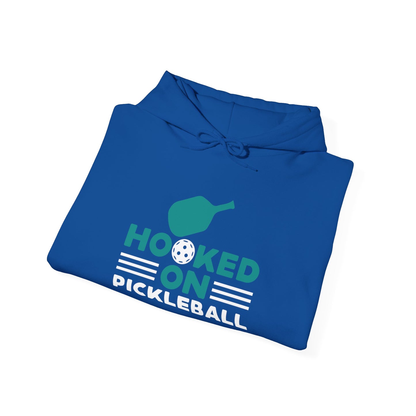Men's Funny Pickleball Hoodie - Hooked on Pickleball