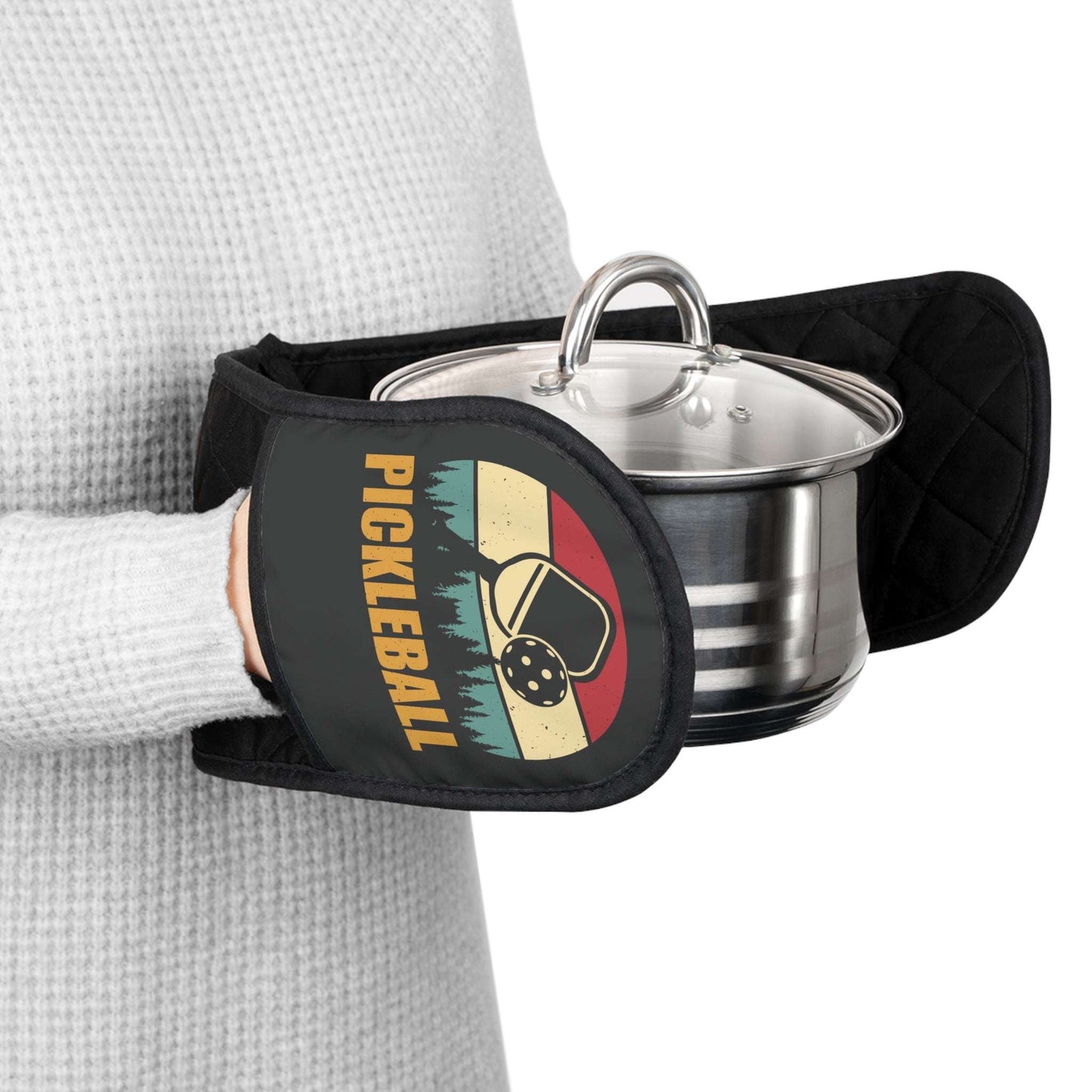 Pickleball Lightweight Oven Mitts - Pickleball Retro