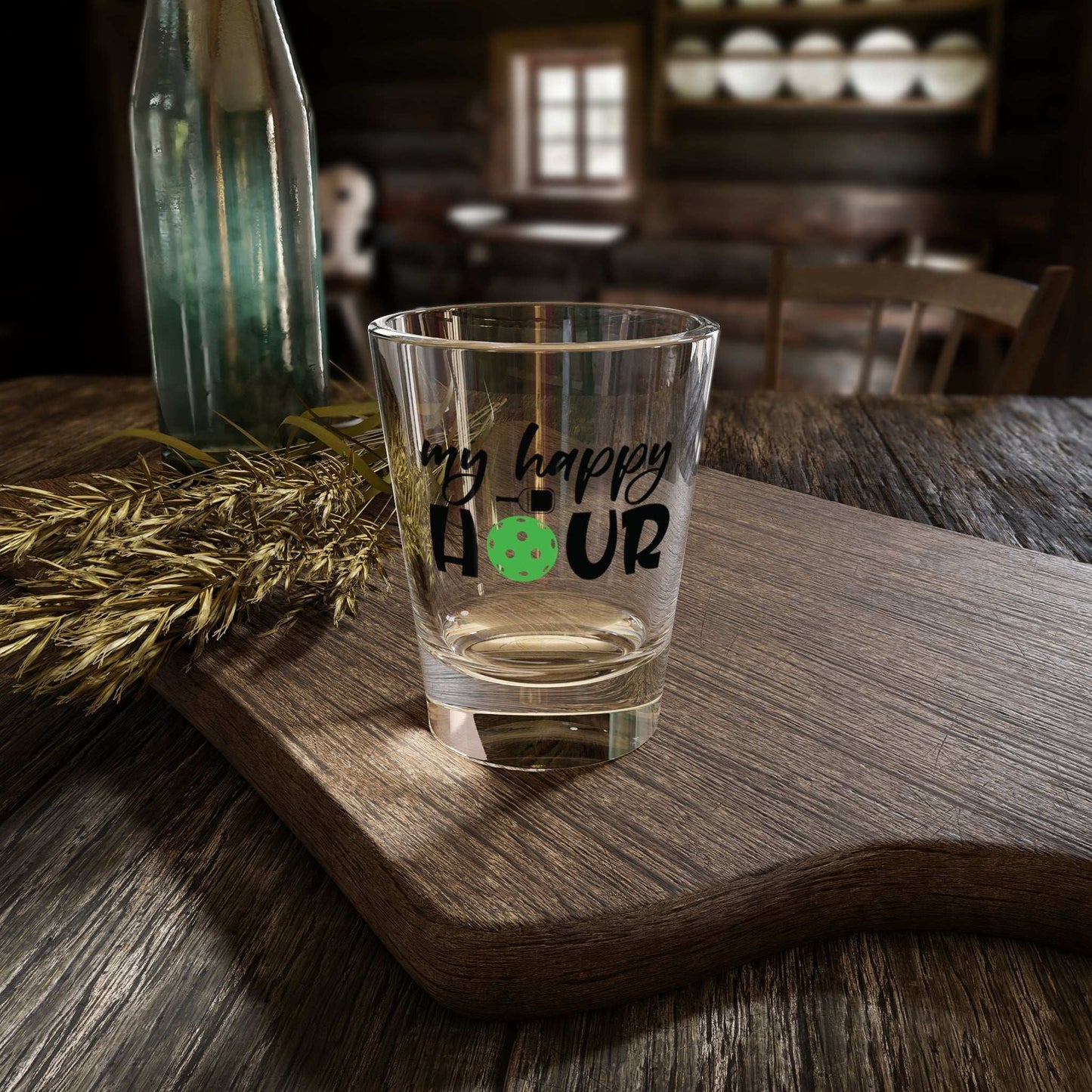 Pickleball Unique Shot Glass - My happy hour