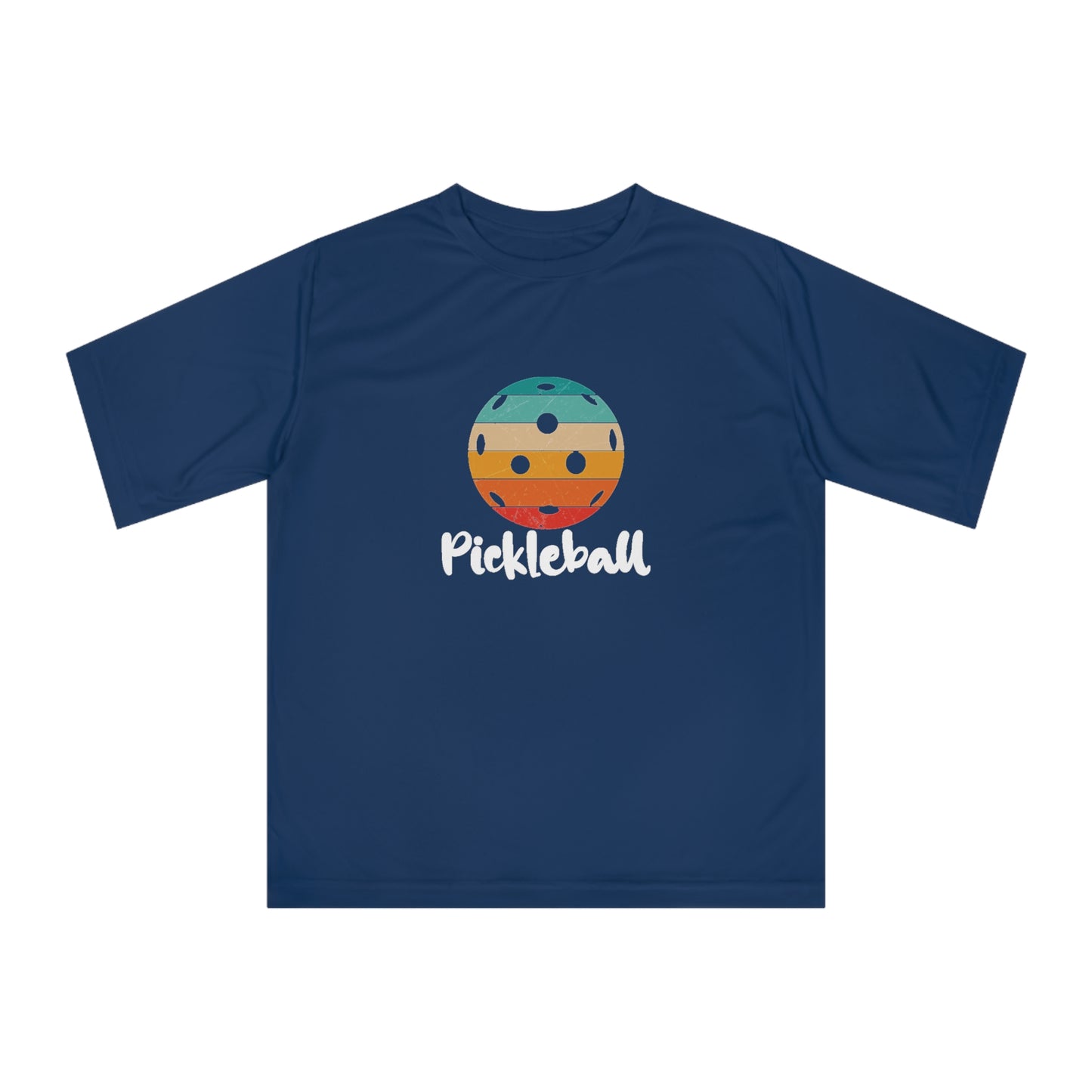 Women's Funny Pickleball T-Shirt - Pickleball & Ball Navy