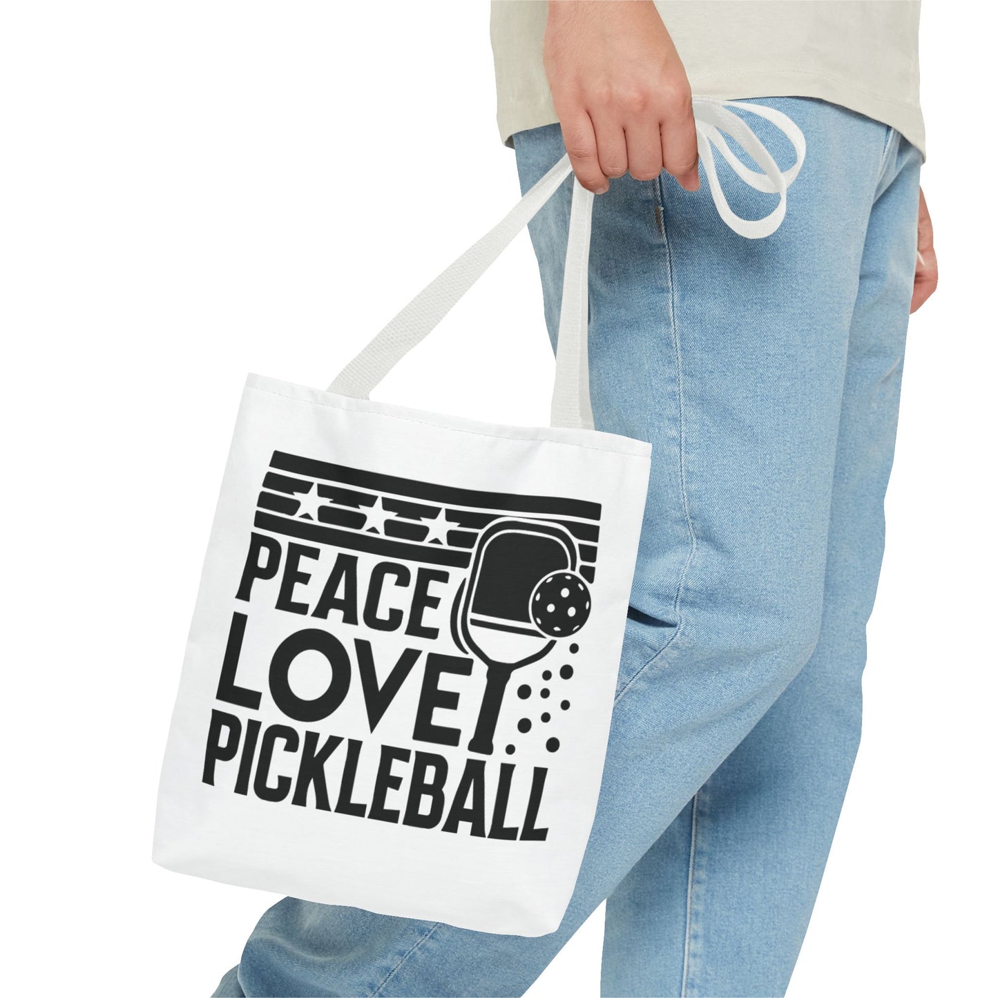 Pickleball Bold Tote Bag - Peace Love Pickleball
