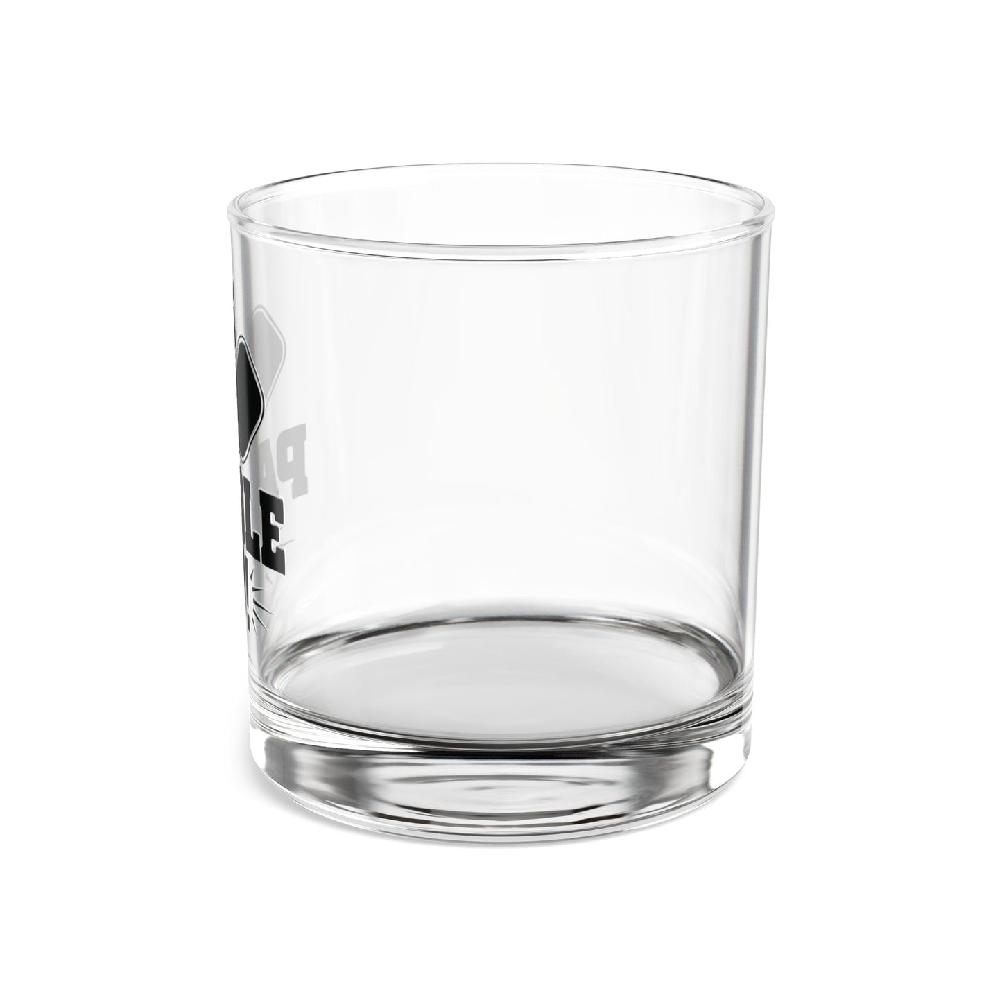 Pickleball Unique Rocks Glass - Paddle Up