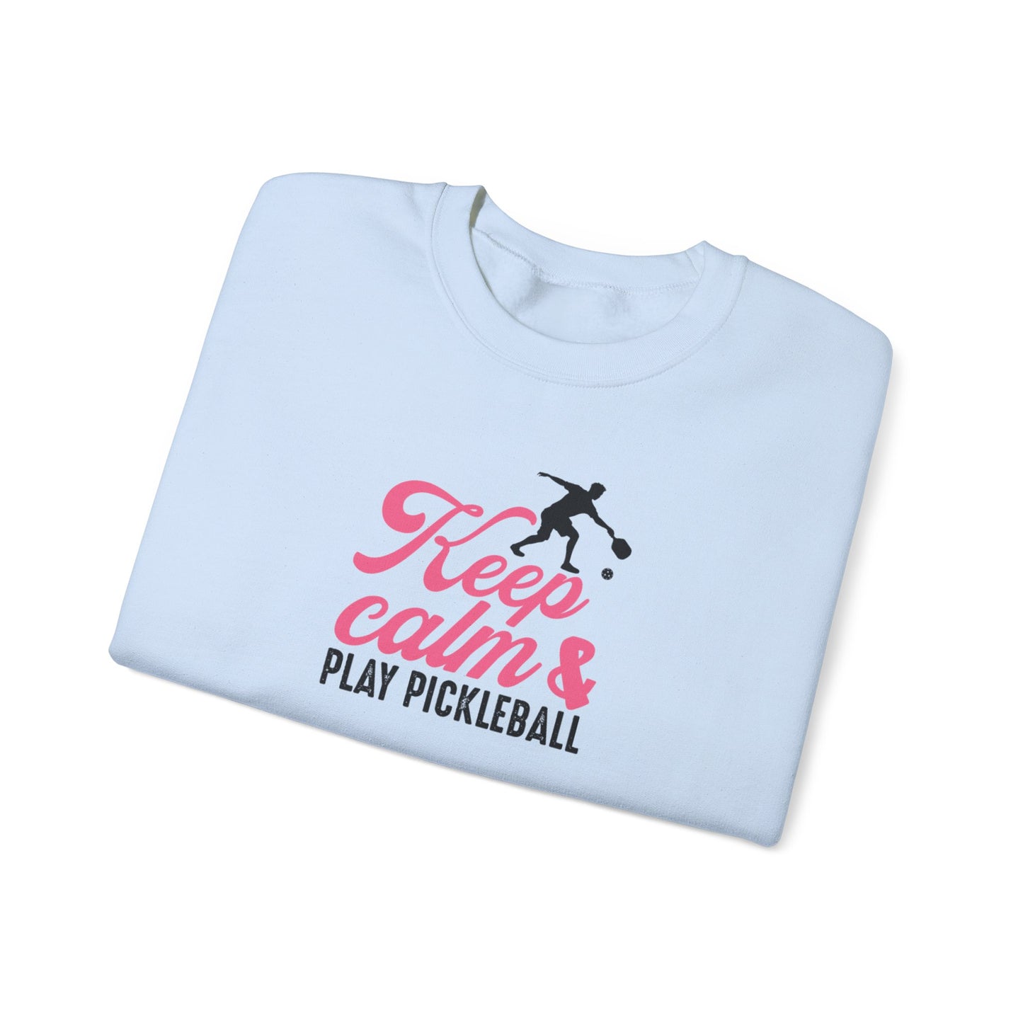 Women's Soft Pickleball Sweatshirt - Keep Calm & Play Pickleball