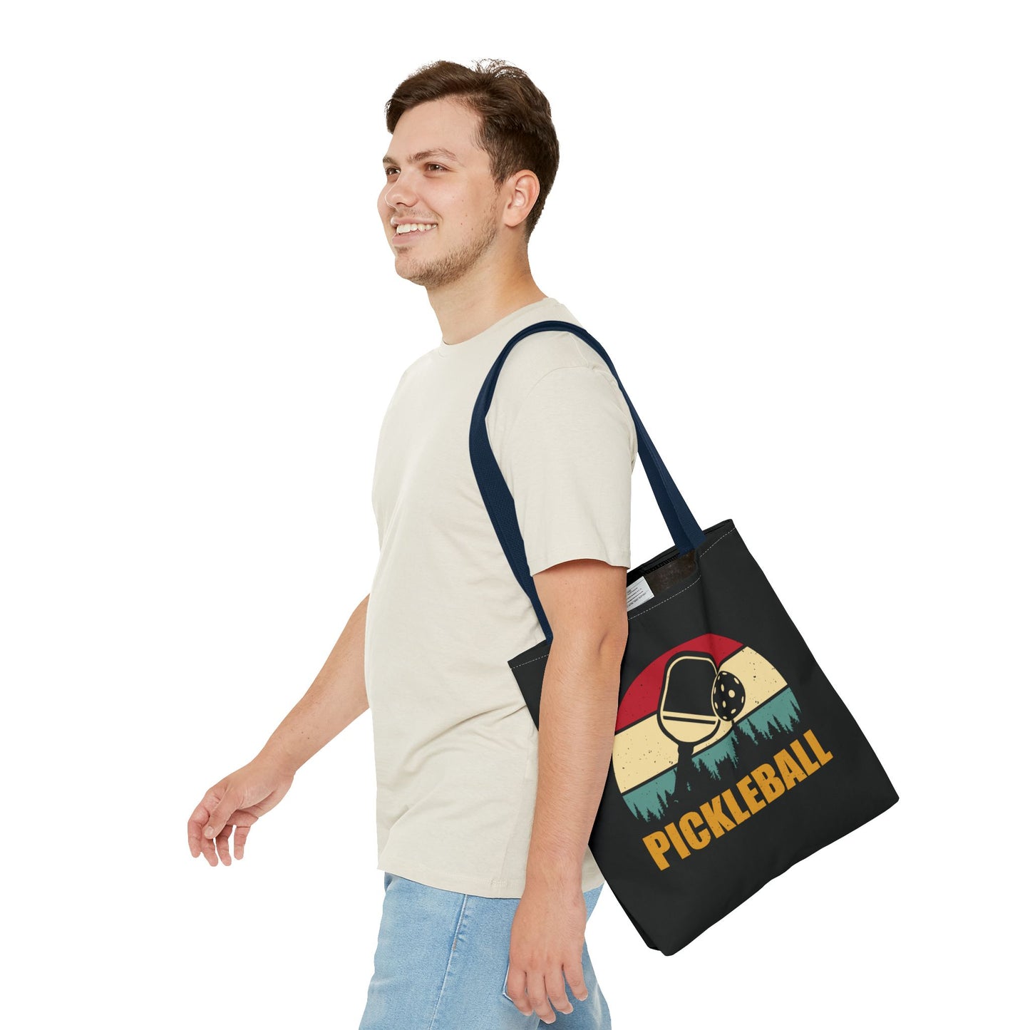 Pickleball Cool Tote Bag - Pickleball Retro