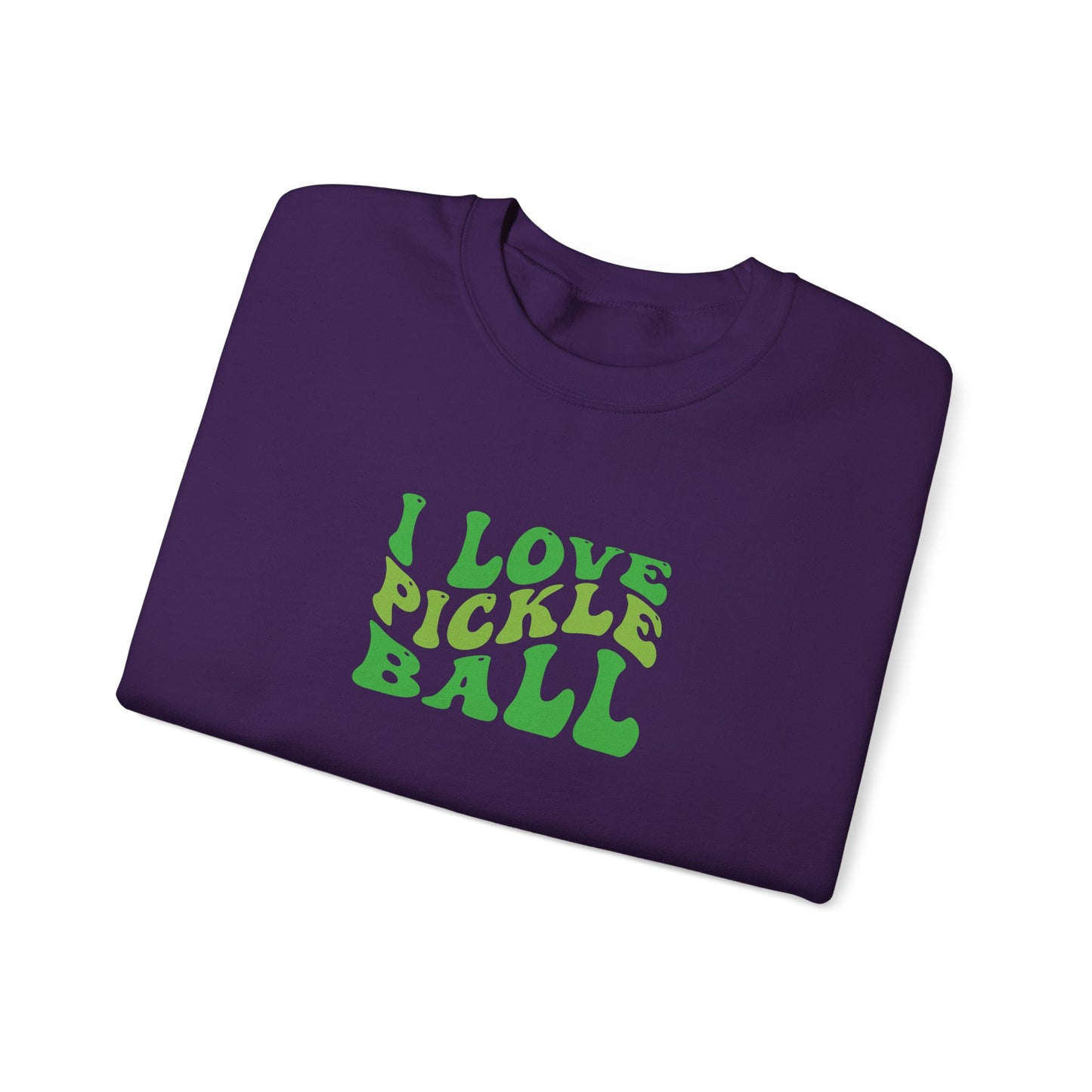 Men's Comfy Pickleball Sweatshirt - I Love Pickleball