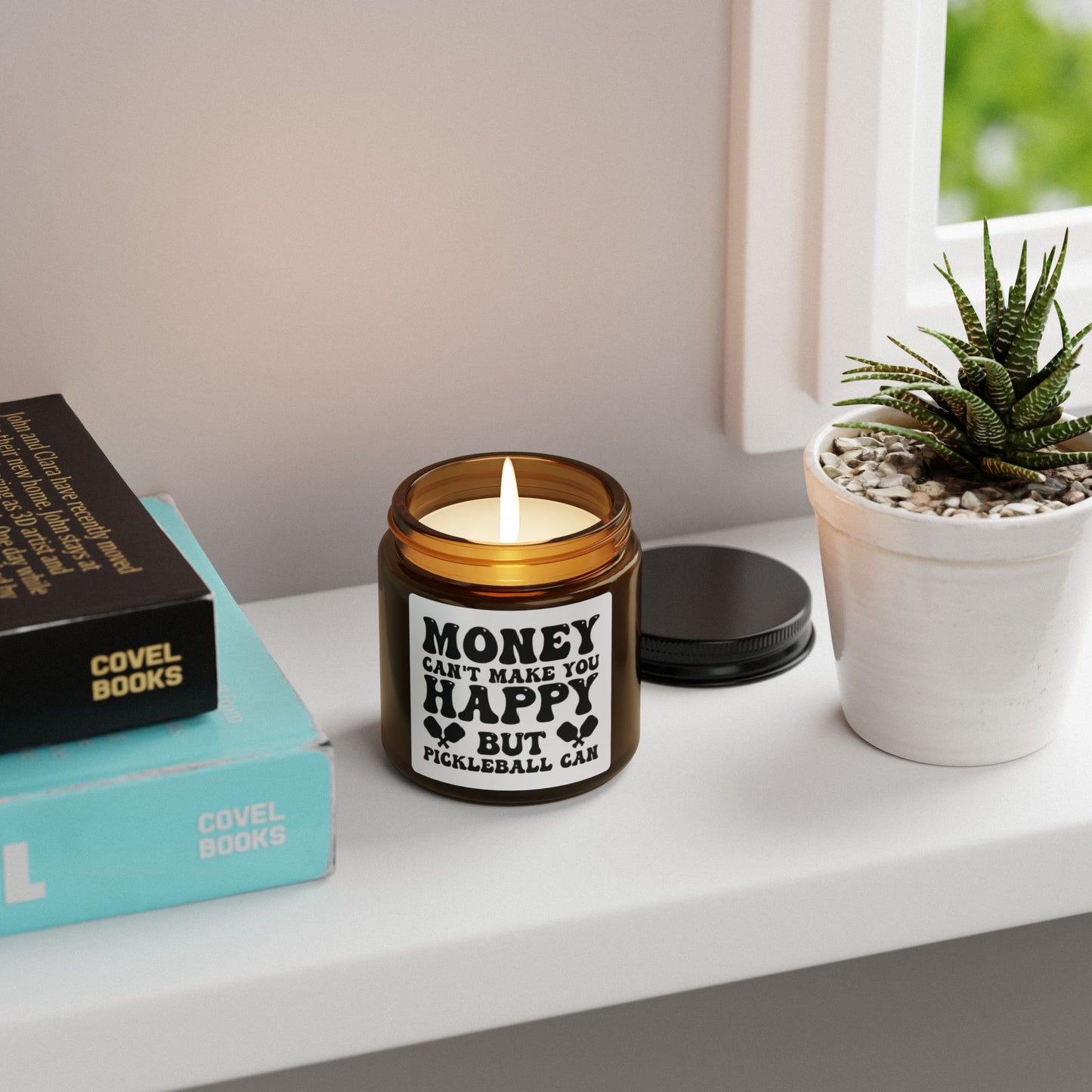 Pickleball Candle - Money Can't Make You Happy but Pickleball Can