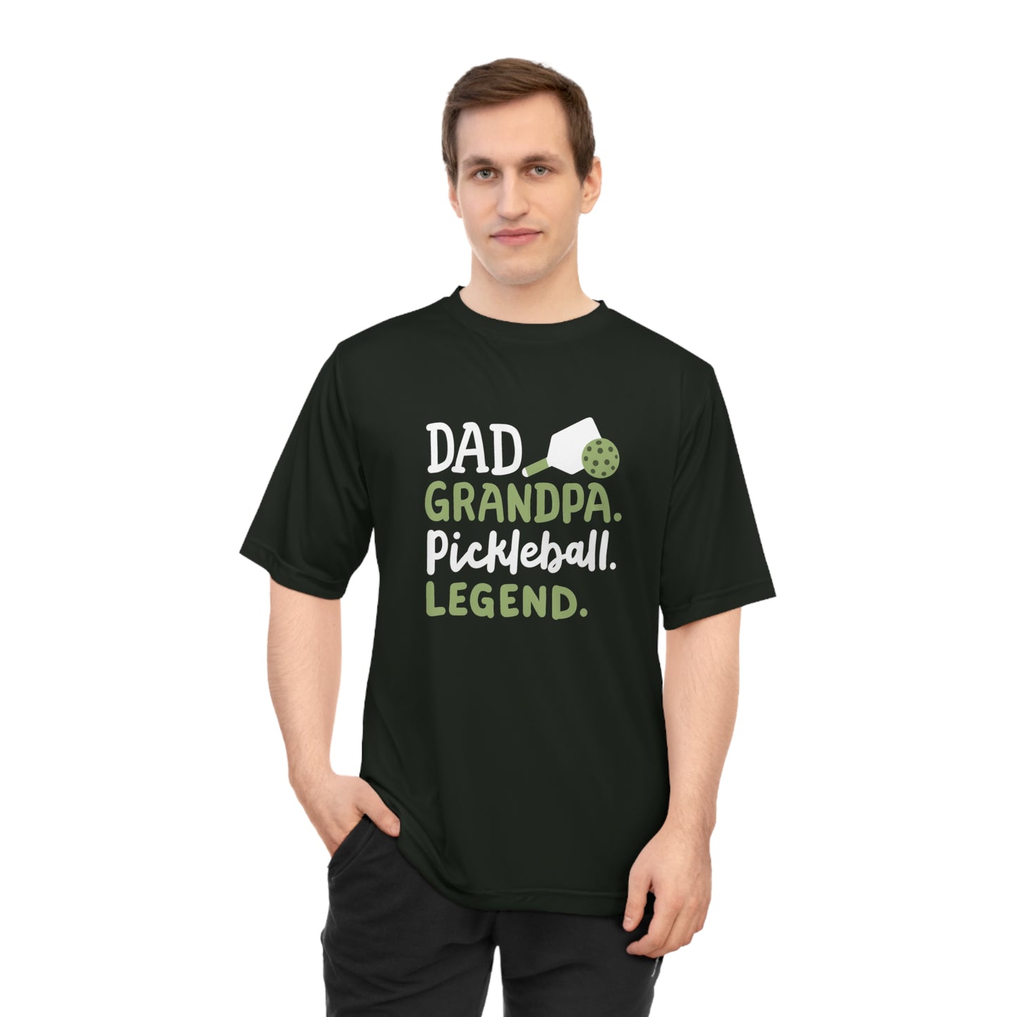 Men's Lightweight Pickleball T-shirt - Dad Grandpa Pickleball Legend