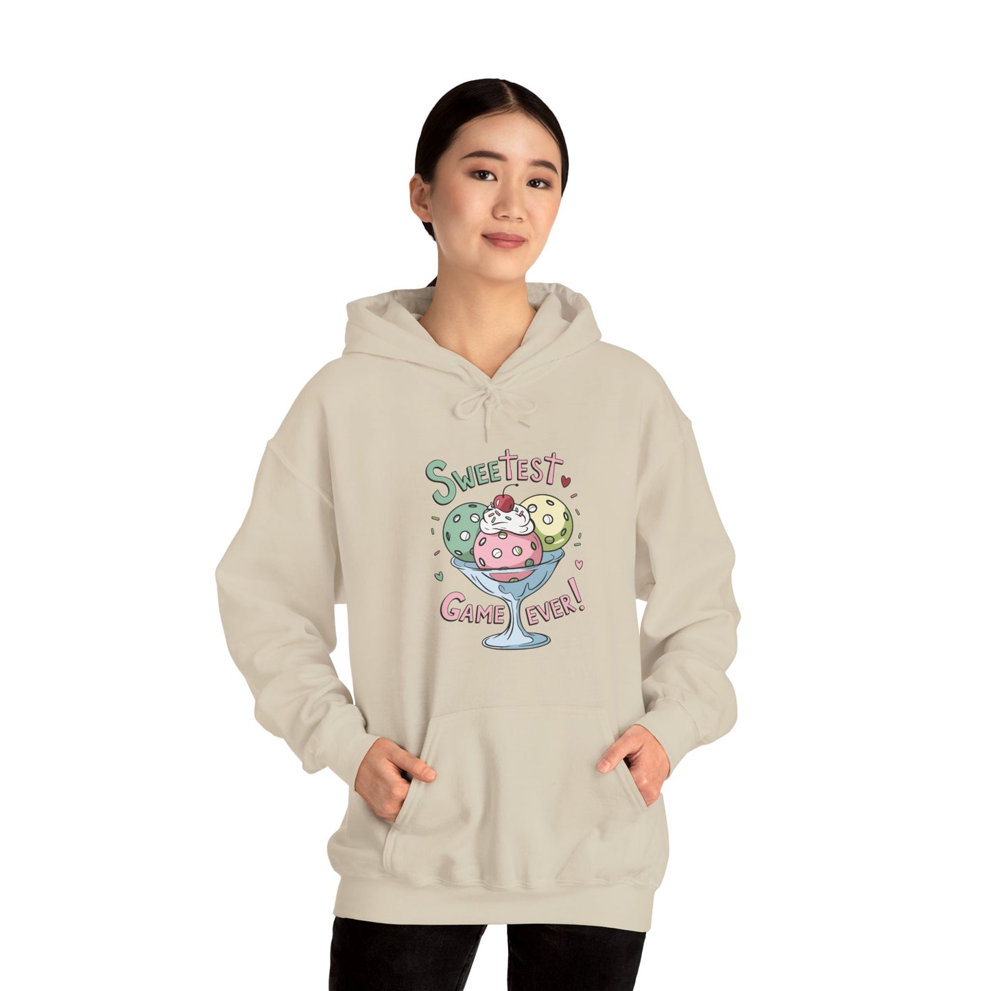 Women's Comfy Pickleball Hoodie - Sweetest Game Ever