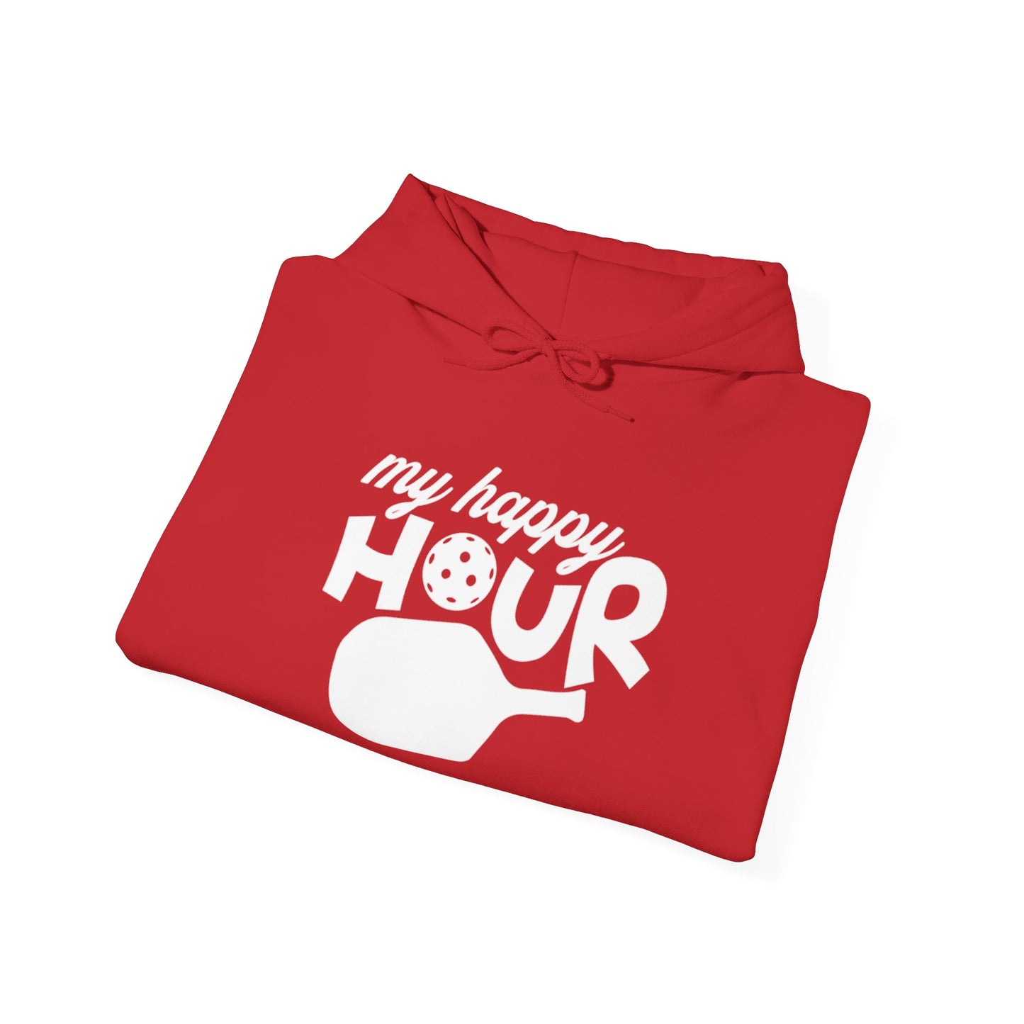 Men's Durable Pickleball Hoodie - My Happy Hour