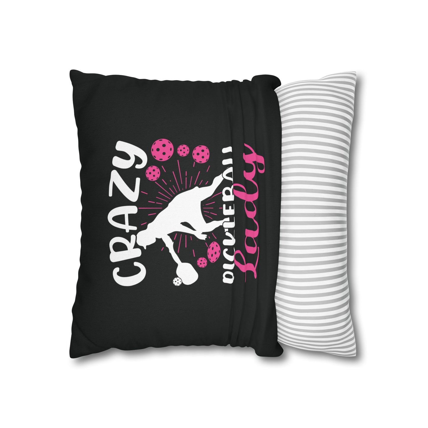 Pickleball Quirky Pillowcase - Crazy Pickleball Lady