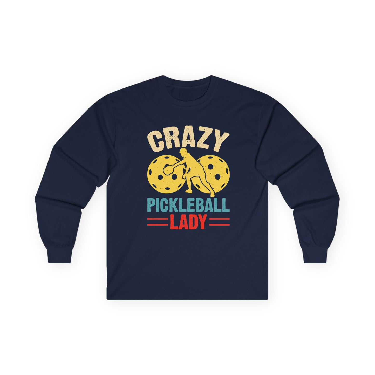 Women's Cool Pickleball Long Sleeves top - Crazy Pickleball Lady