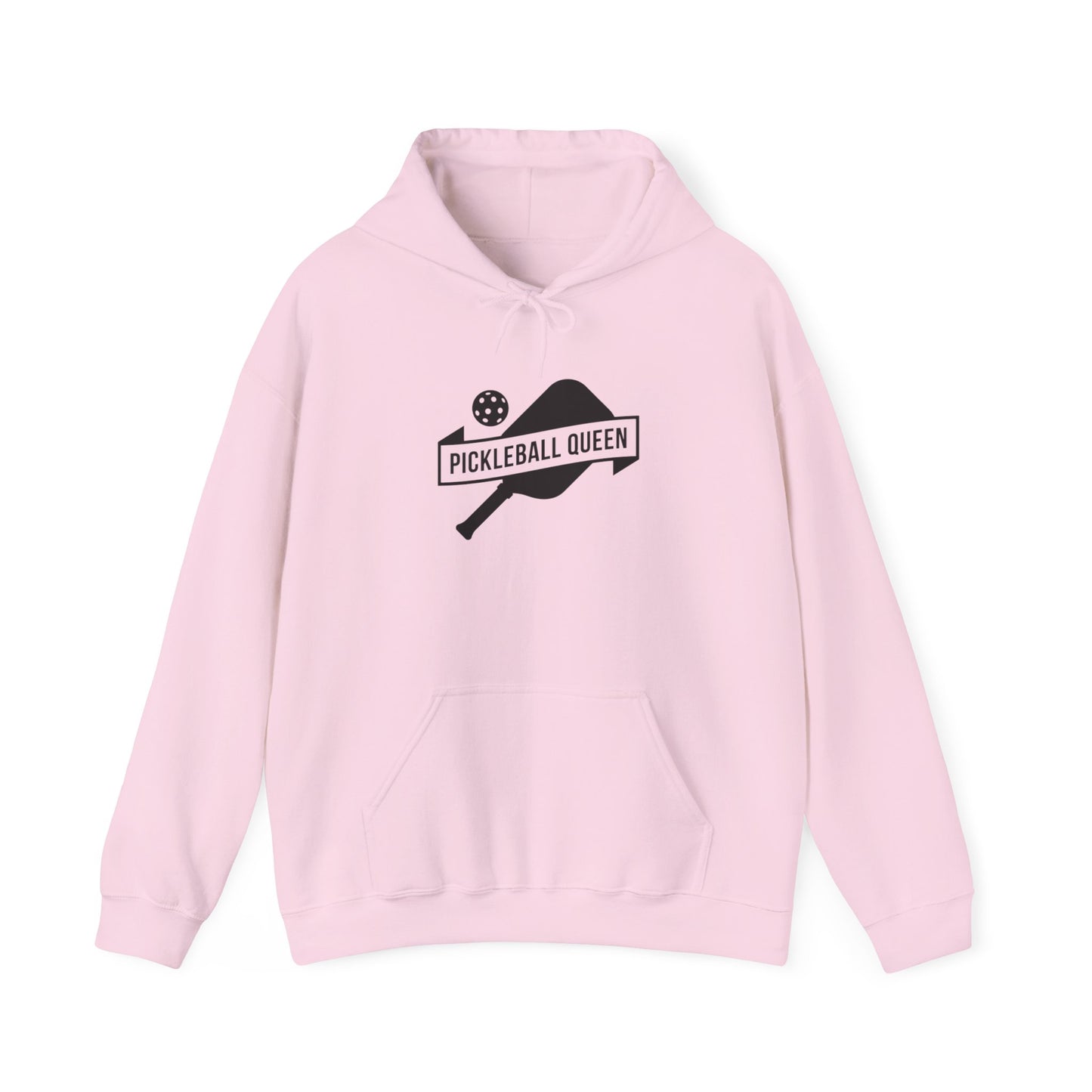 Women's Durable Pickleball Hoodie - Pickleball Queen Pink