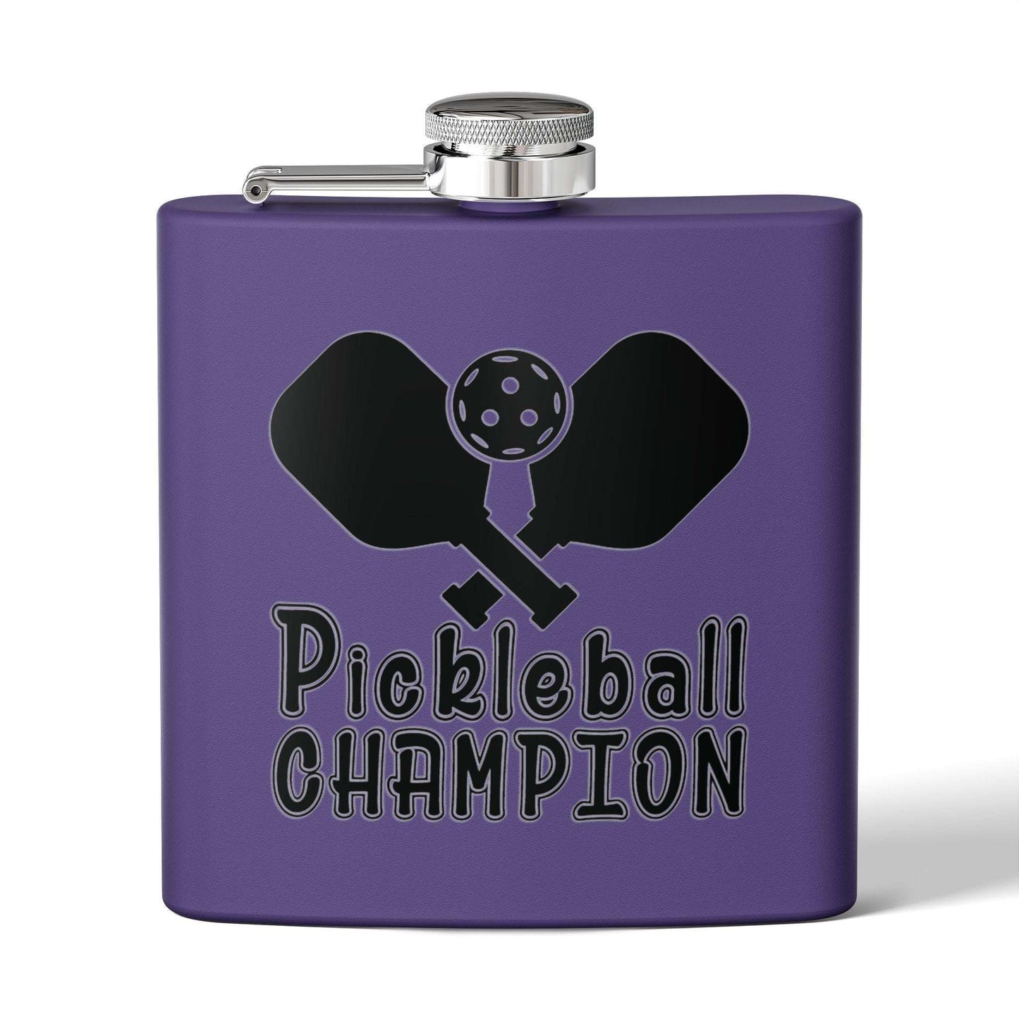 Pickleball Energetic Flask - Pickleball Champion Purple