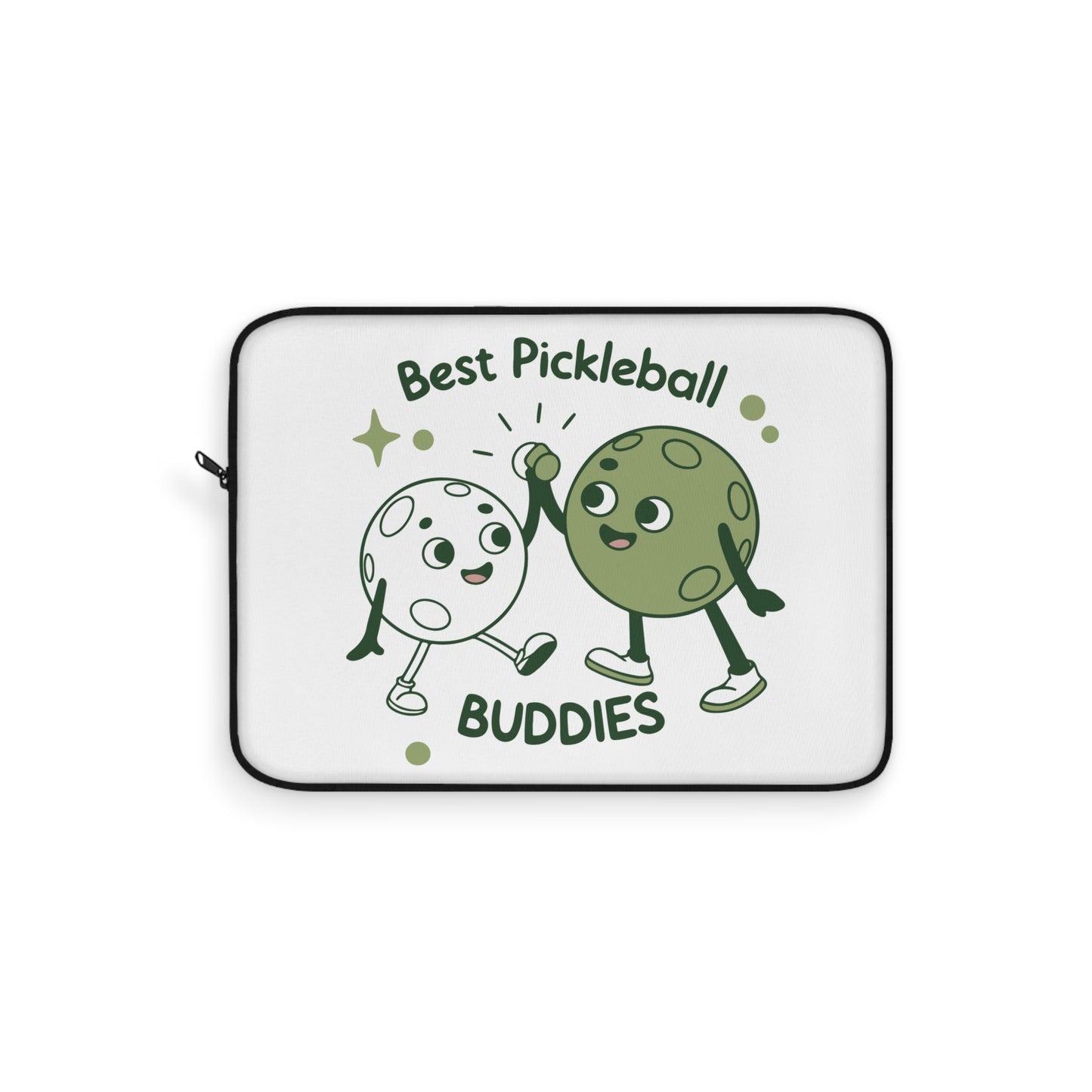 Pickleball Stylish Laptop Sleeve - Best pickleball buddies White