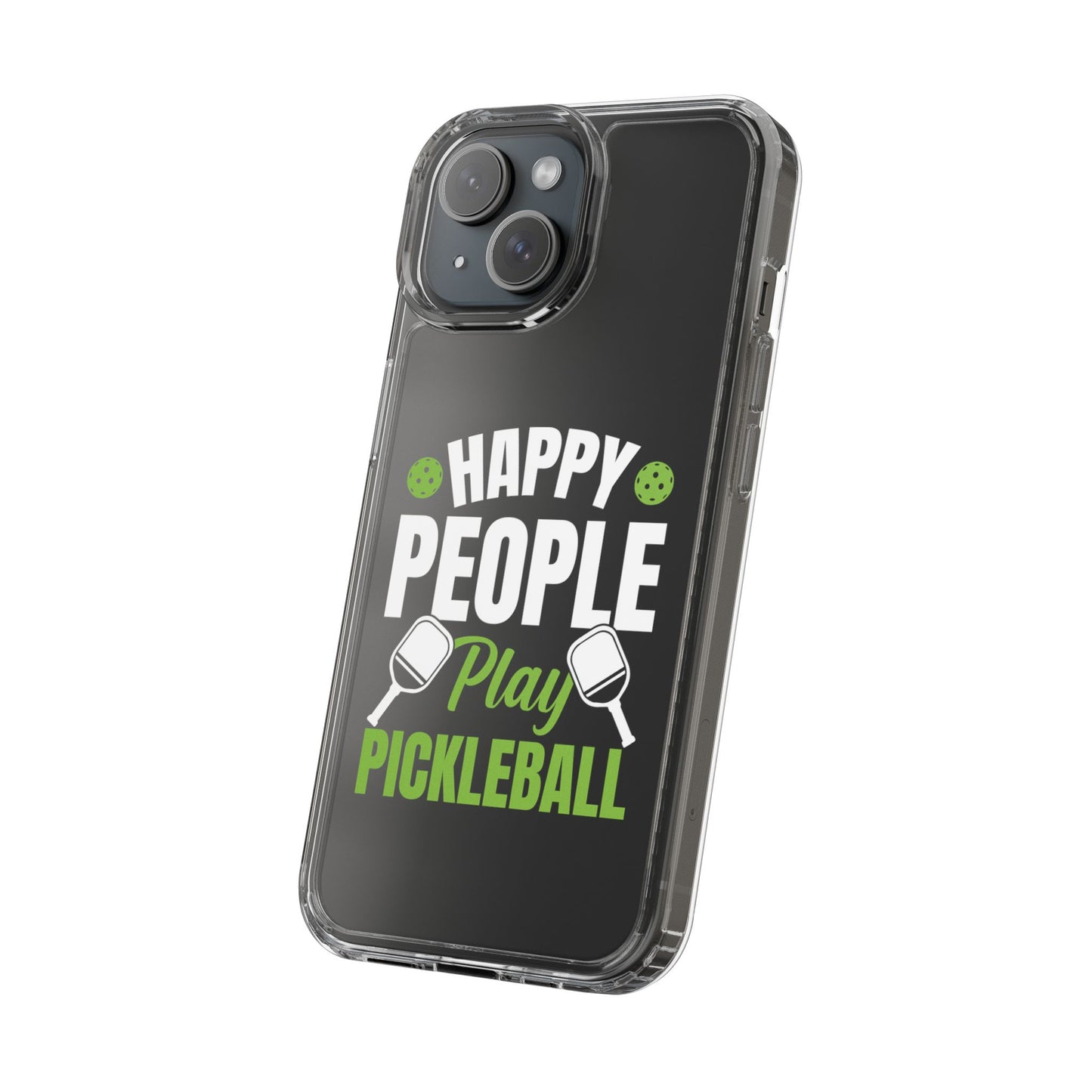 Pickleball Eye-Catching Phone case - Happy People Play Pickleball
