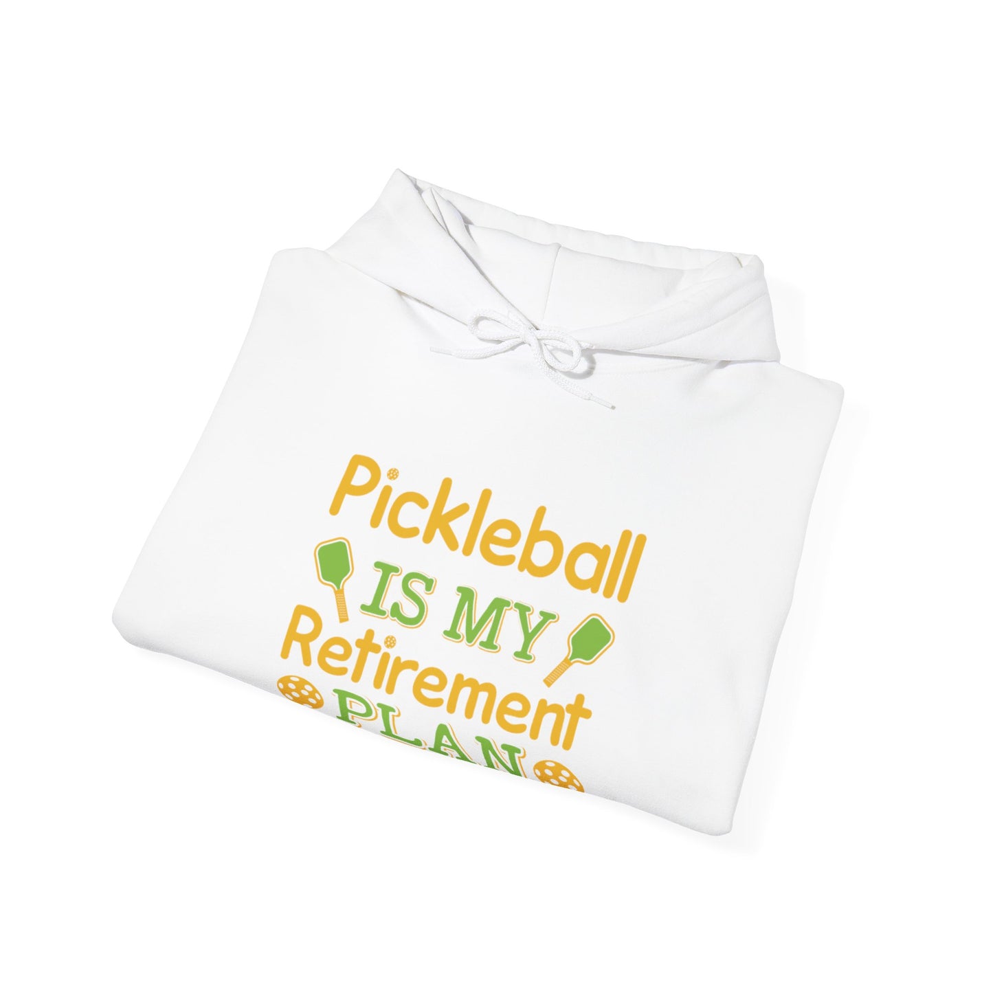 Men's Durable Pickleball Hoodie - Pickleball Is My Retirement Plan