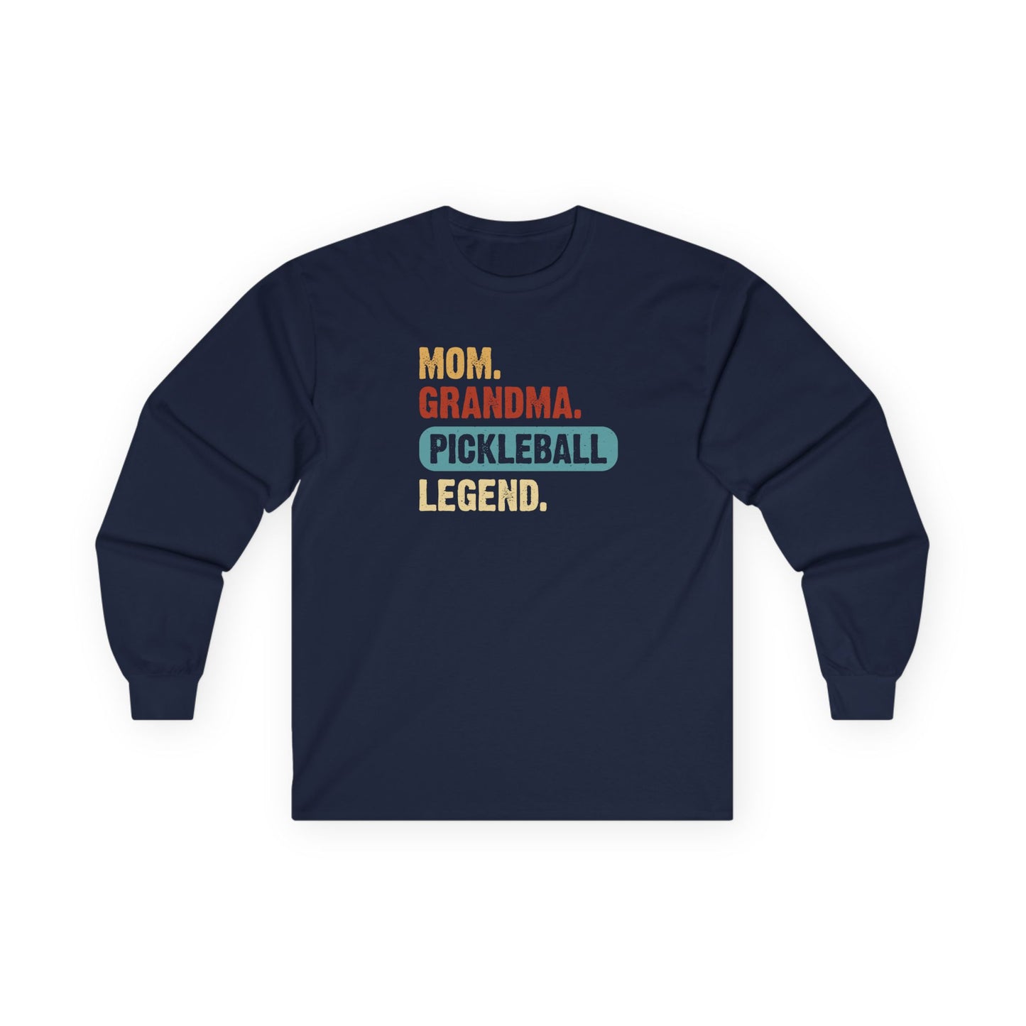 Women's Pickleball Long Sleeves top - Mom Grandma Pickleball Legend Navy