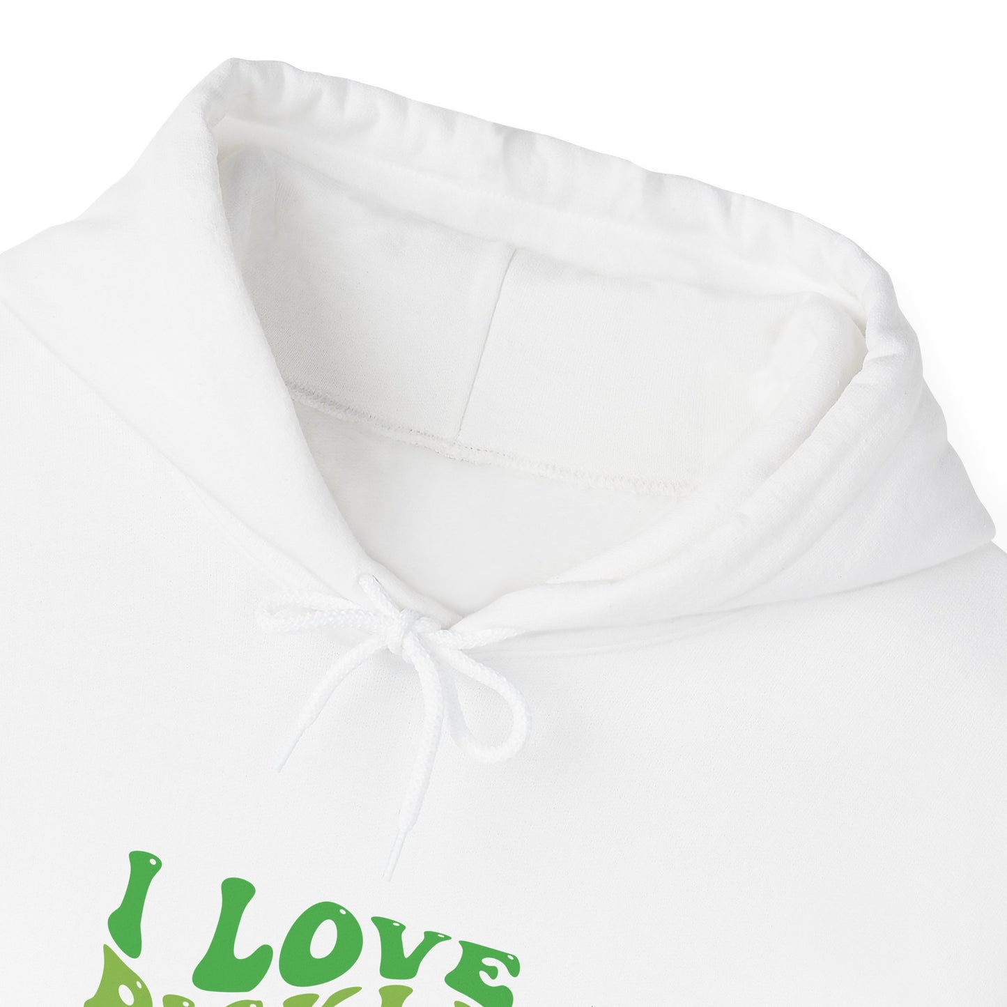 Men's Stylish Pickleball Hoodie - I Love Pickleball