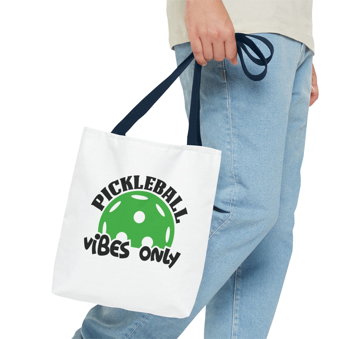 Pickleball Durable Tote Bag - Pickleball Vibes Only