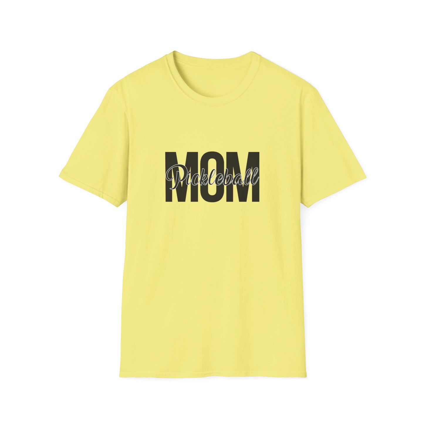 Women's Funny Pickleball T-Shirt - Pickleball Mom Yellow